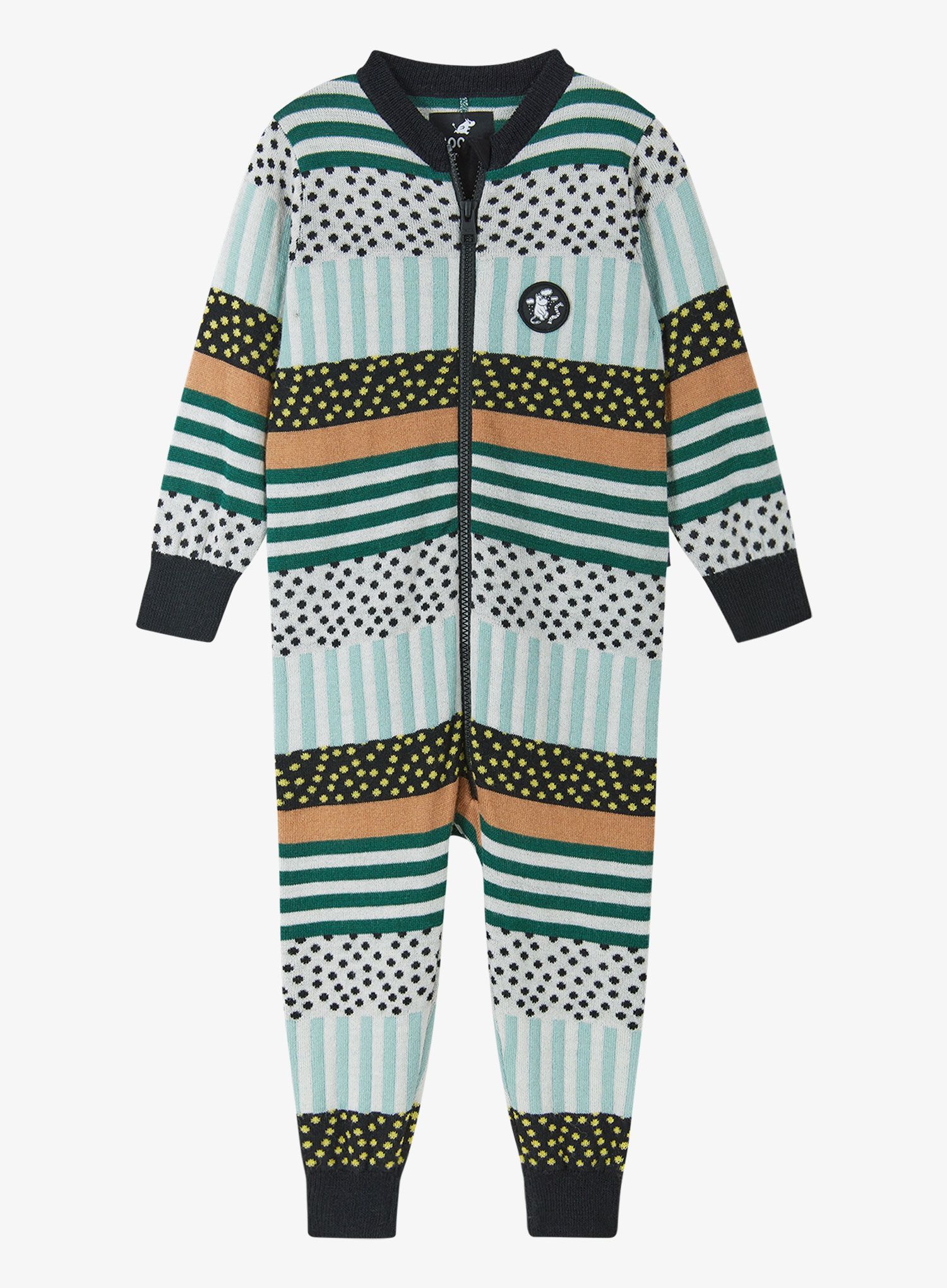 Kombinezon za djecu Reima Moomin Delvis - cool green