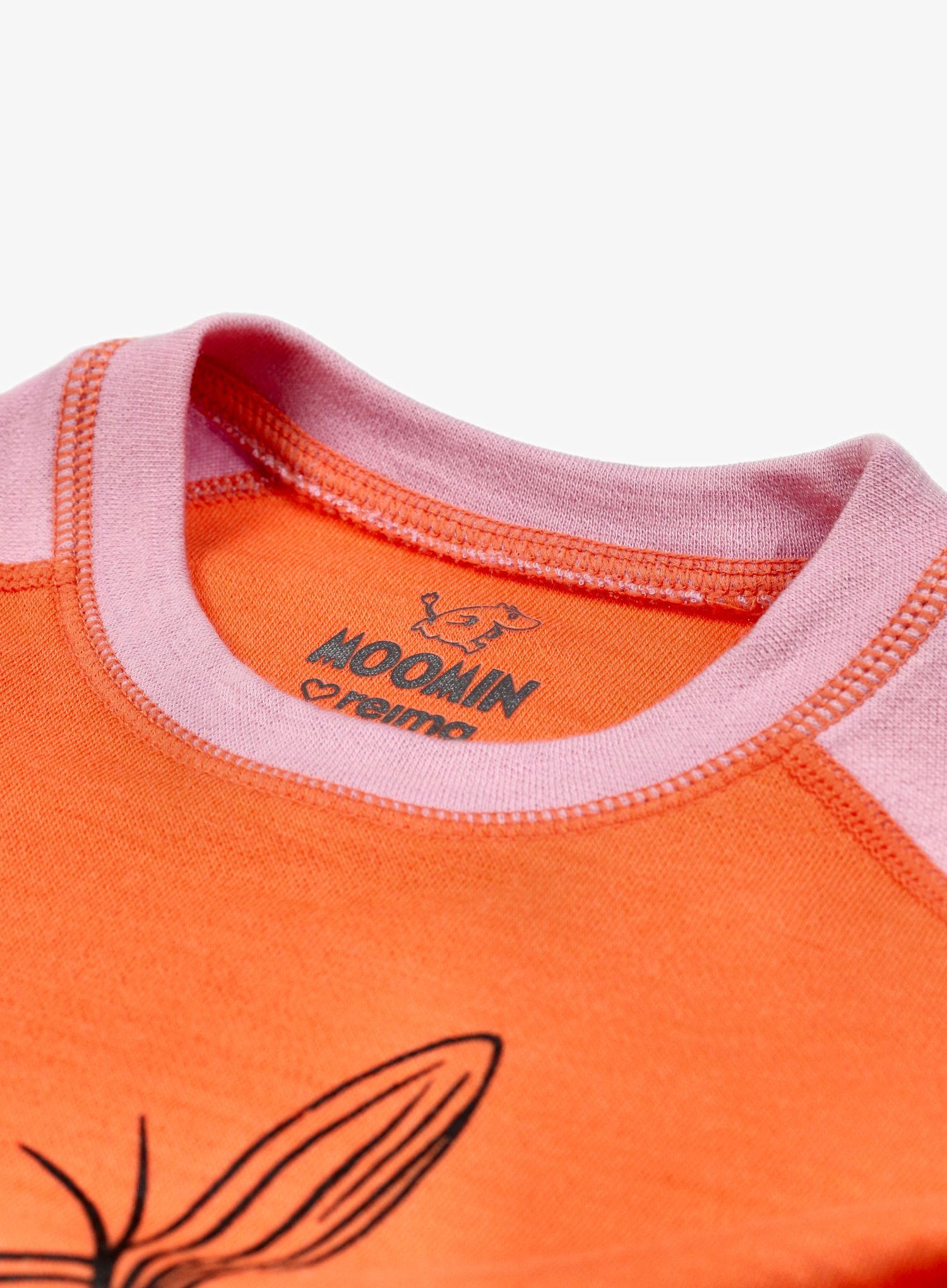 Dječja majica Reima Moomin Tindra - cantaloupe orange