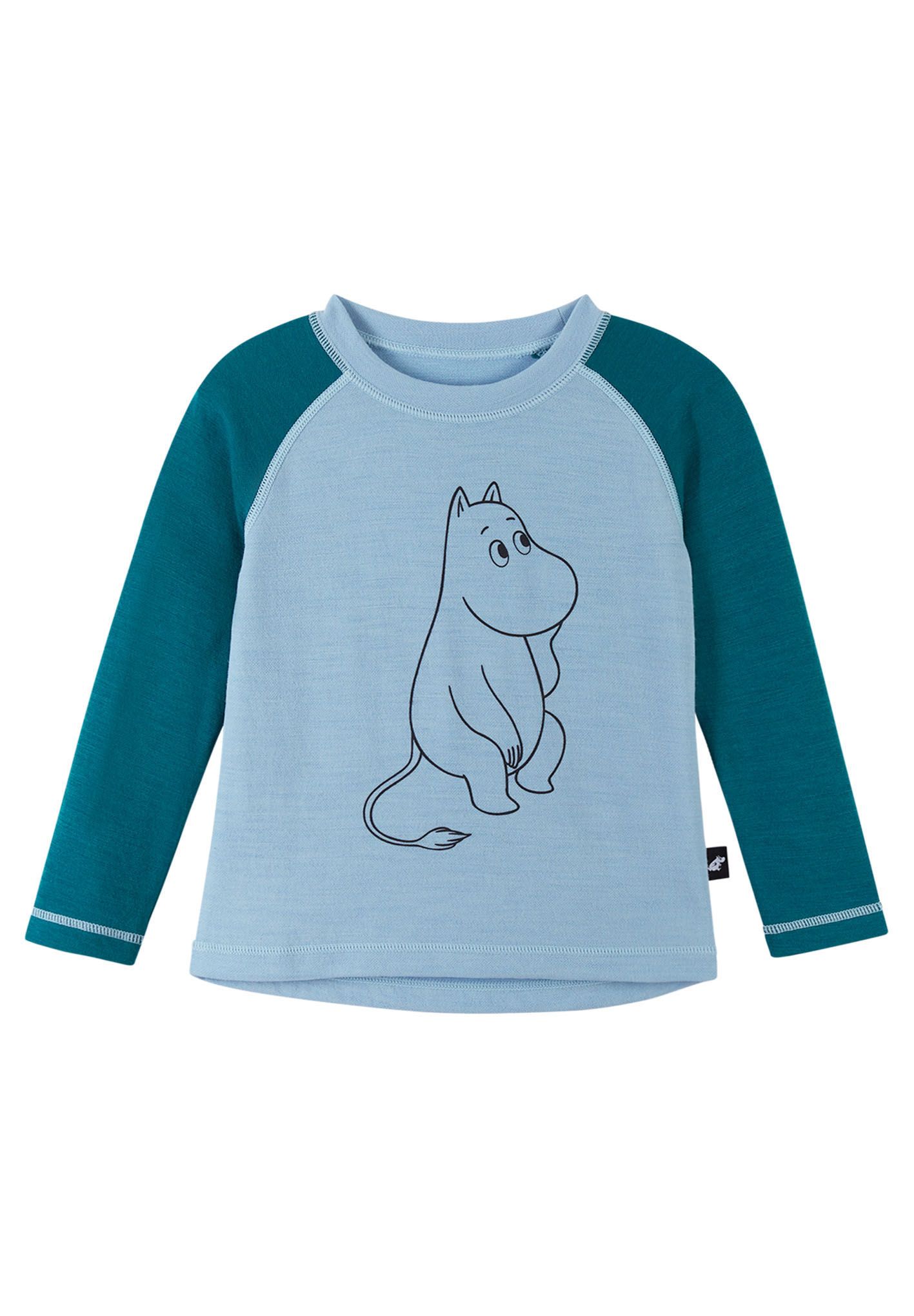 Dječja majica Reima Moomin Tindra - frozen blue