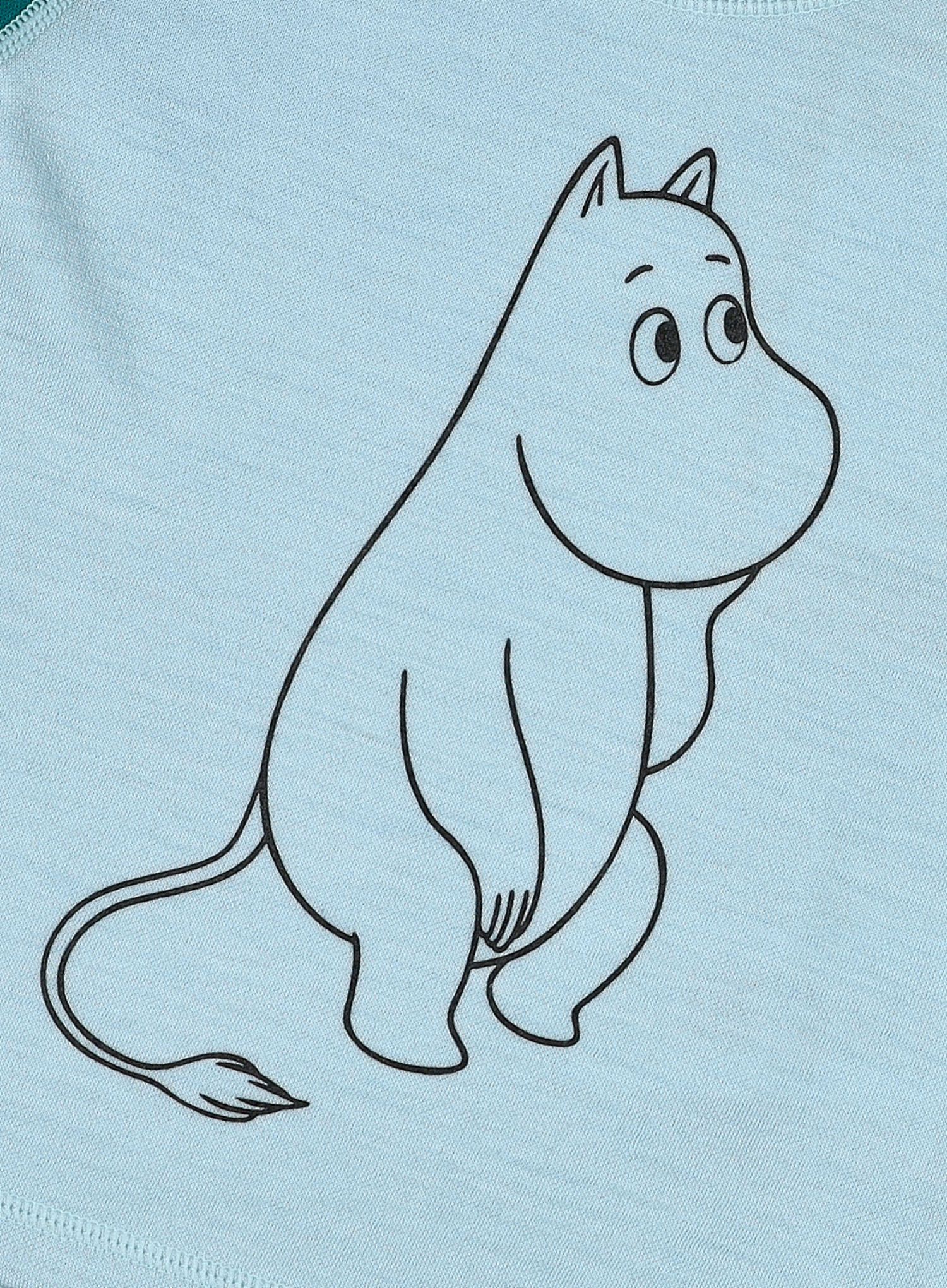 Dječja majica Reima Moomin Tindra - frozen blue