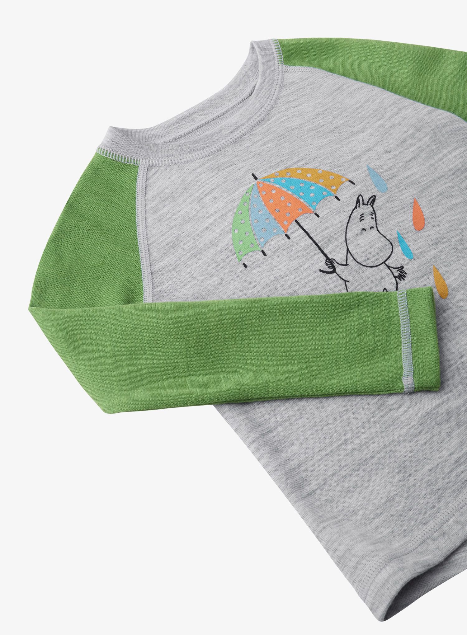 Dječja majica Reima Moomin Tindra - melange grey