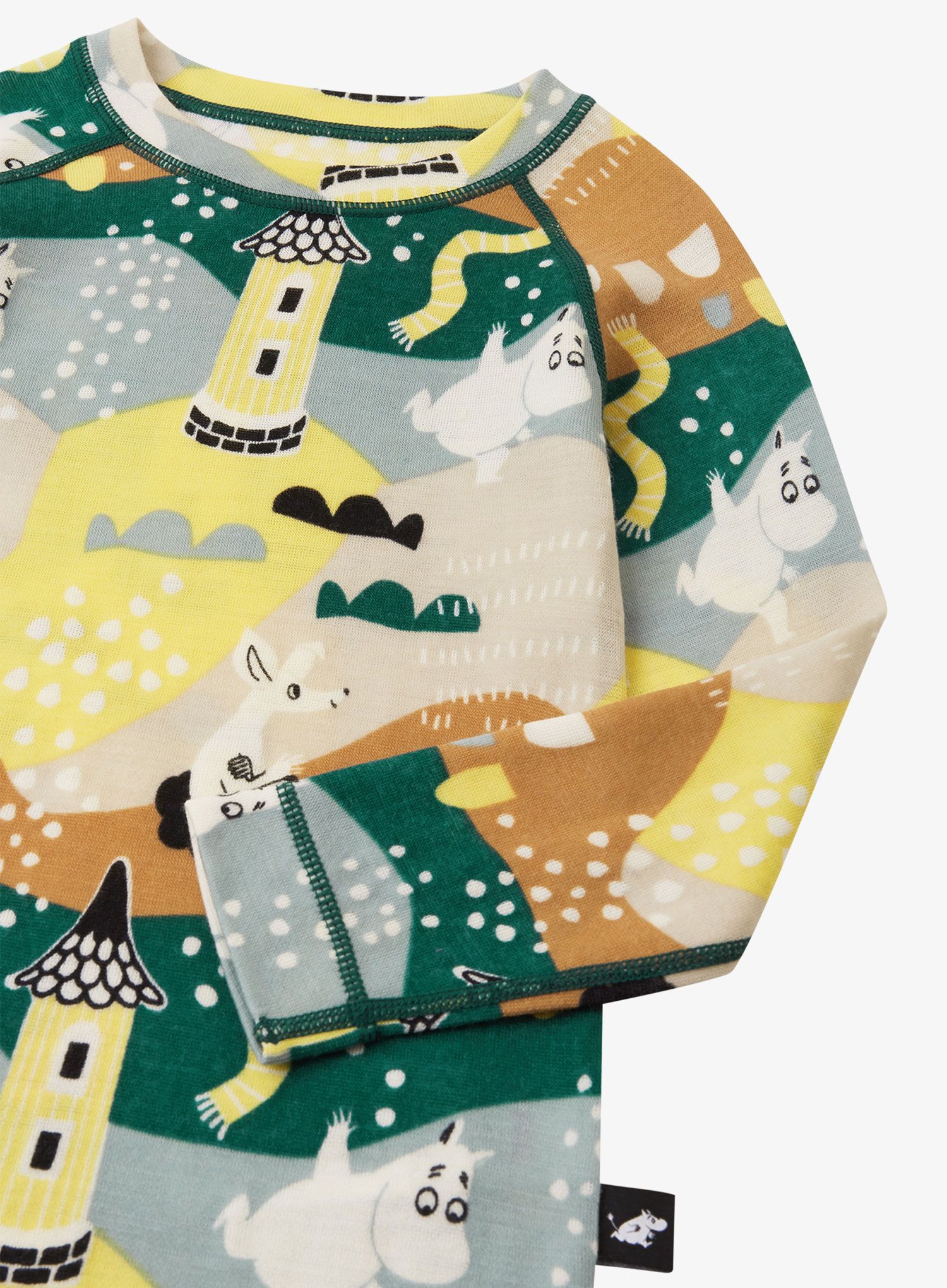 Dječje termo donje rublje Reima Moomin Trivsam - deeper green