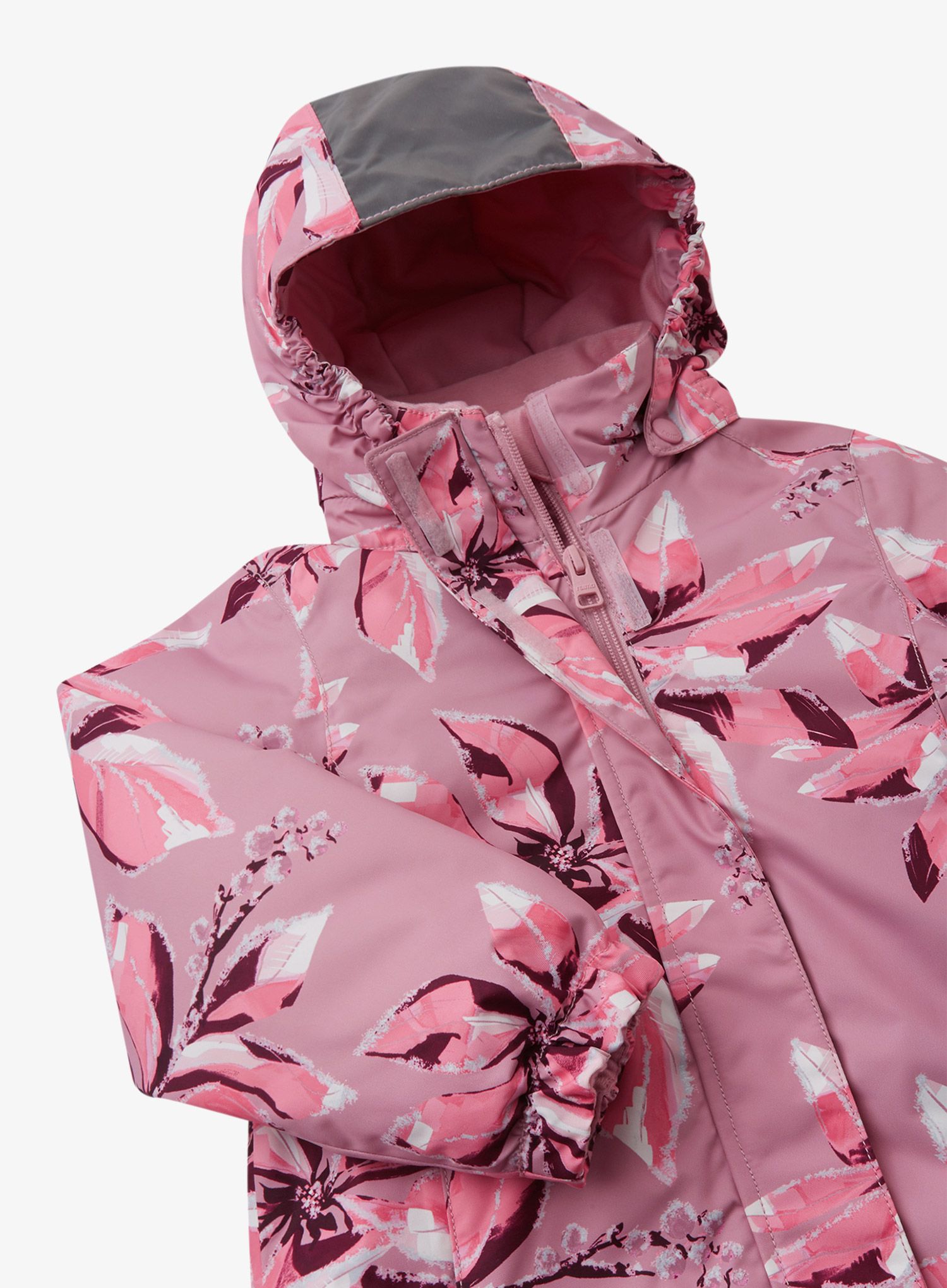 Jakna za djevojčice Reima Toki - grey pink