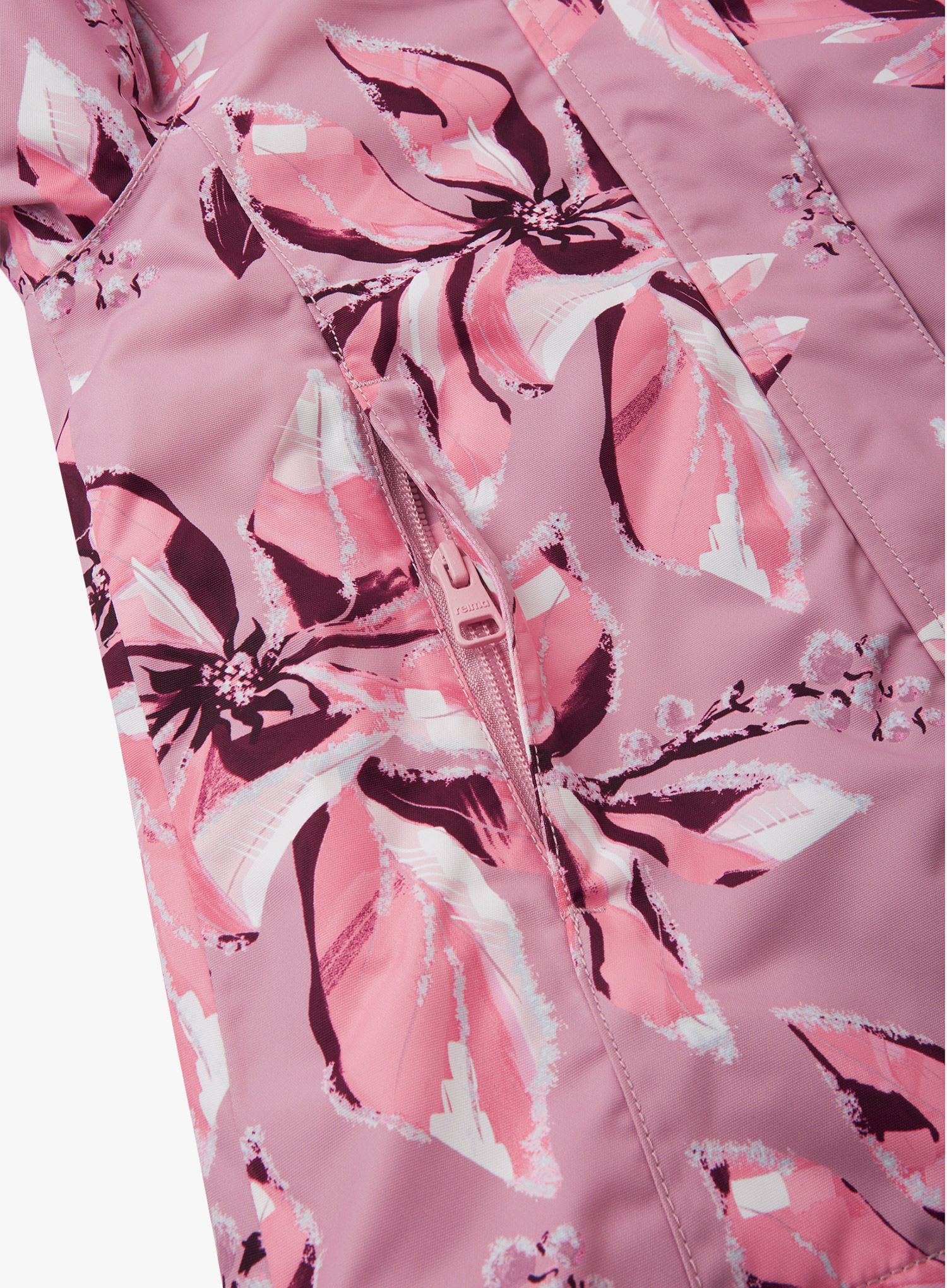 Jakna za djevojčice Reima Toki - grey pink