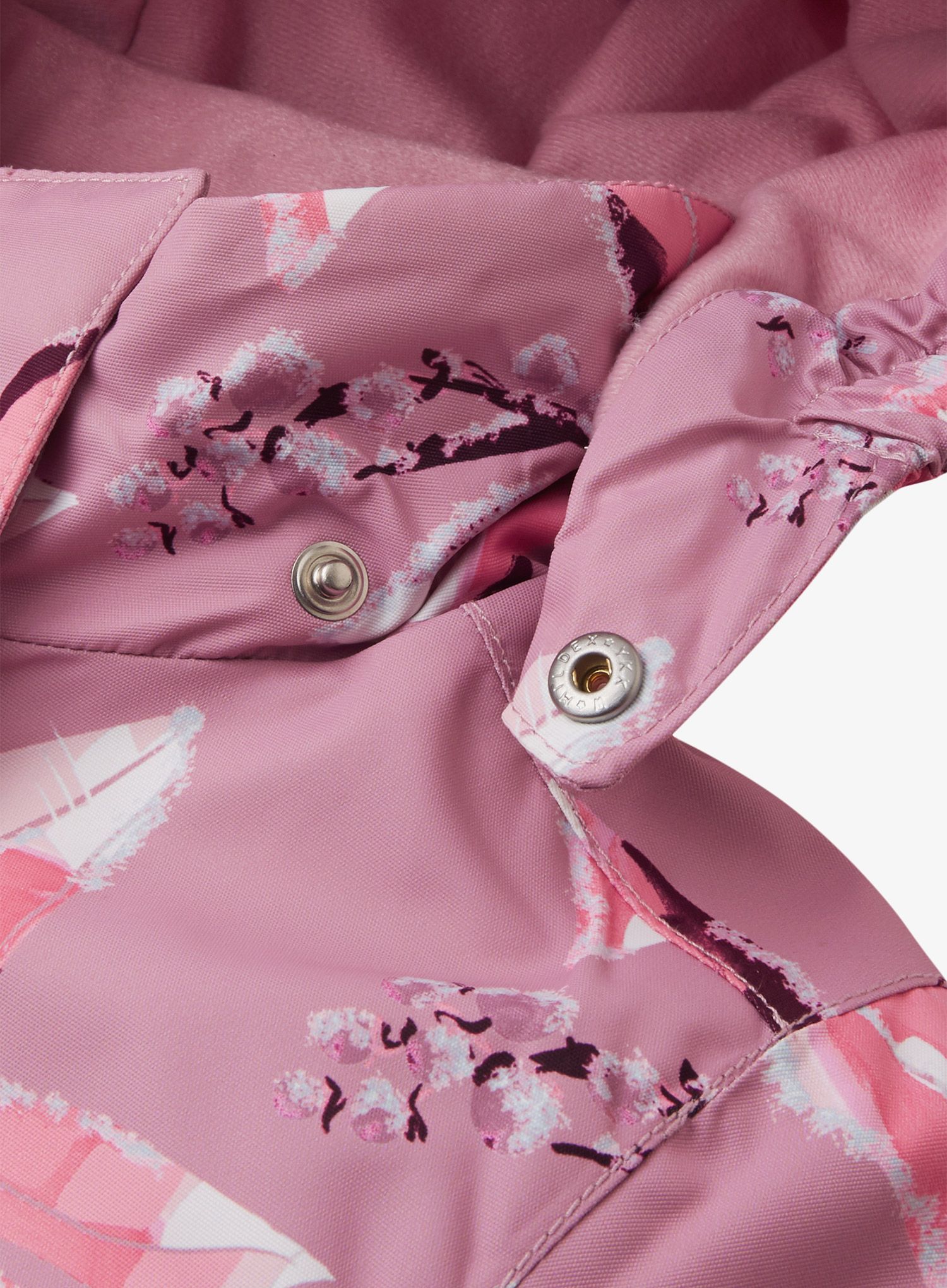 Jakna za djevojčice Reima Toki - grey pink