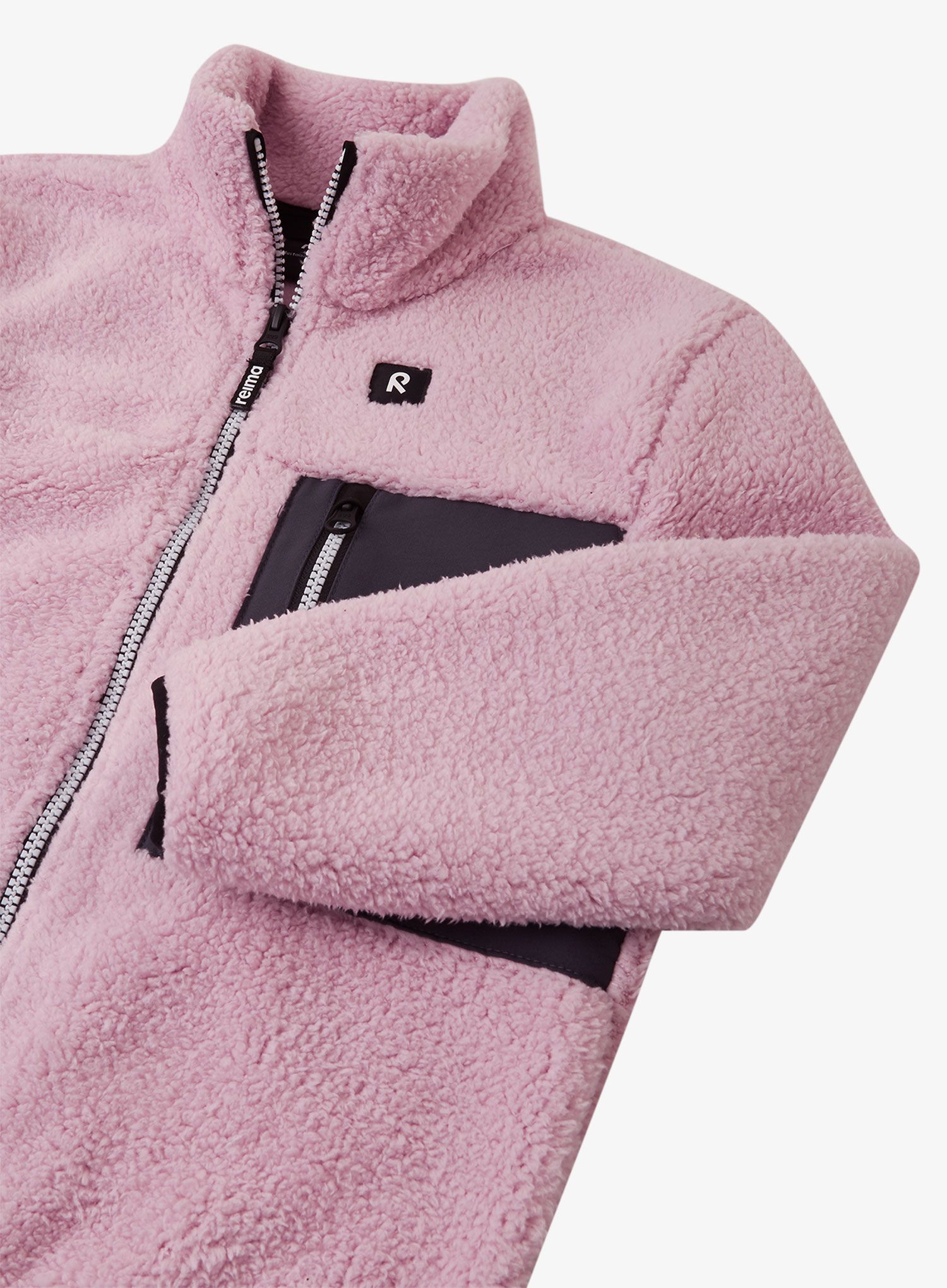 Dukserica za djevojčice Reima Turilas - grey pink