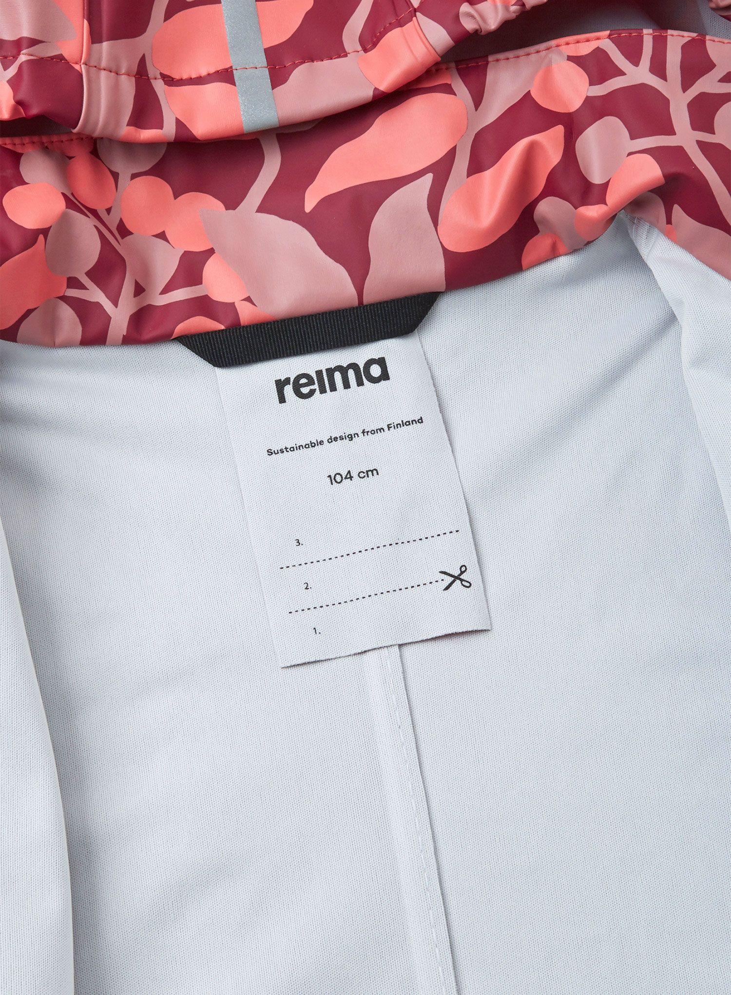Jakna za djevojčice Reima Vatten - jam red