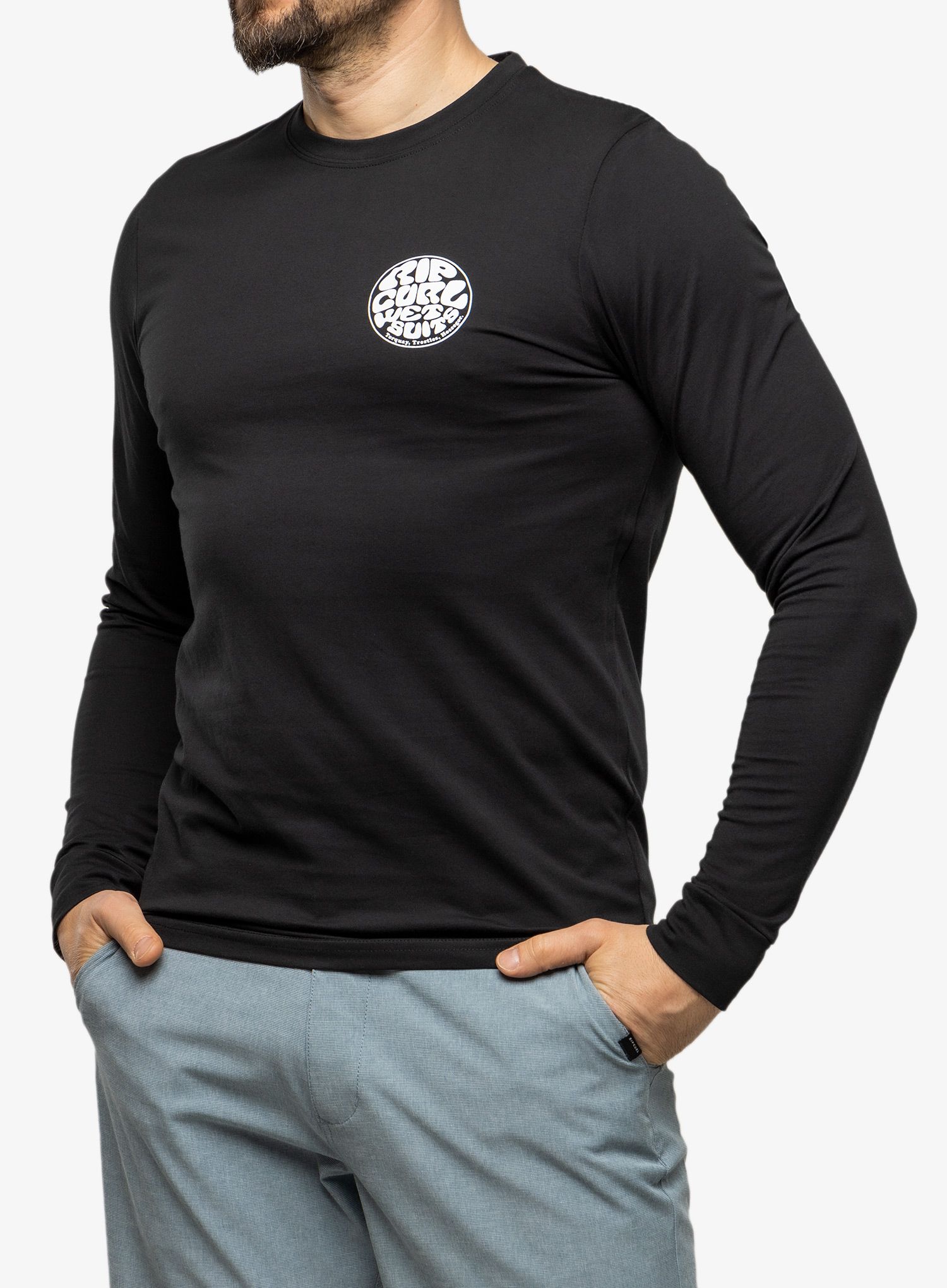 Dukserica Rip Curl Icons of Surf L/S - black