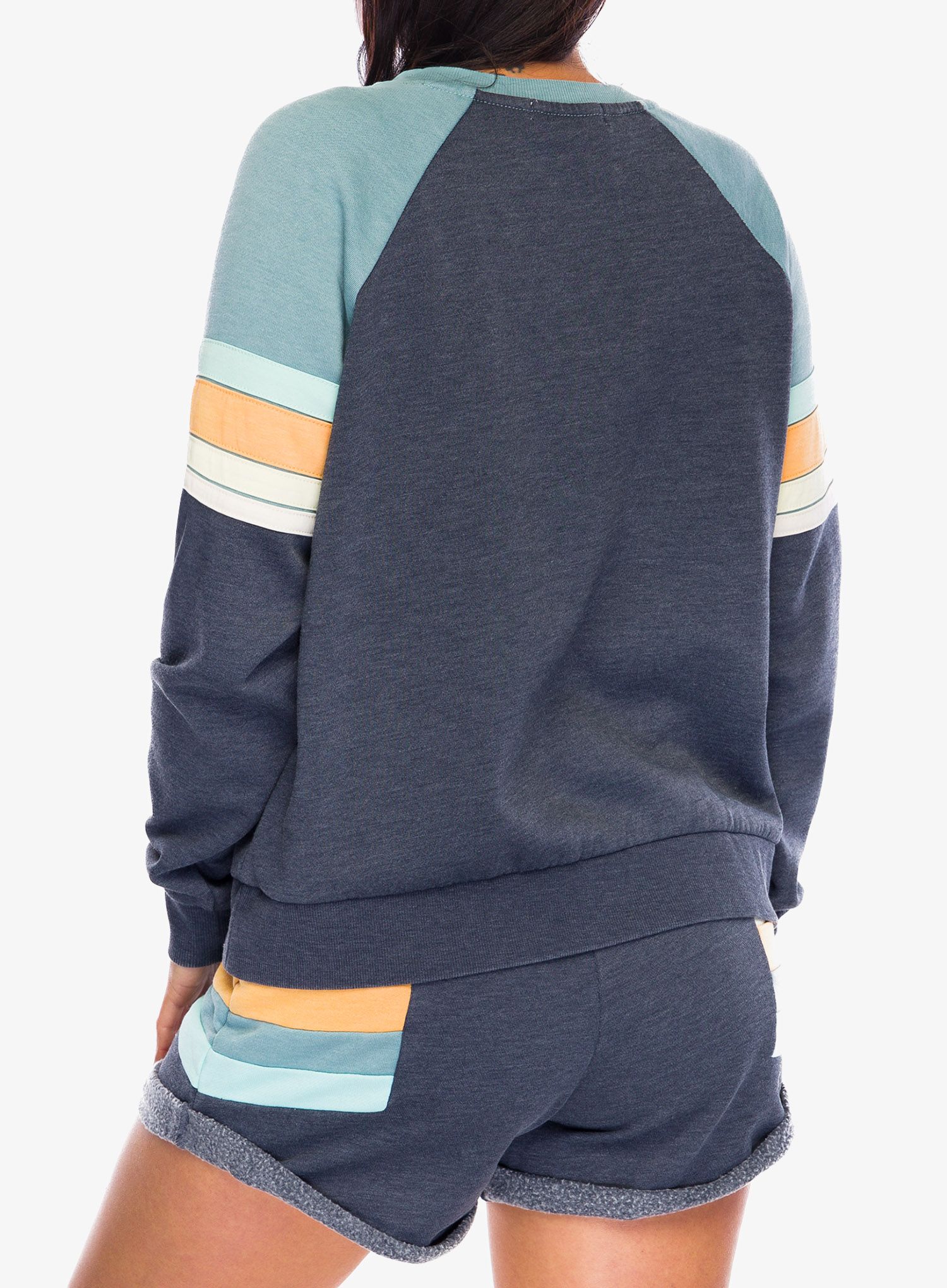 Ženska dukserica bez kapuljače Rip Curl Surf Revival Raglan Crew - dark navy