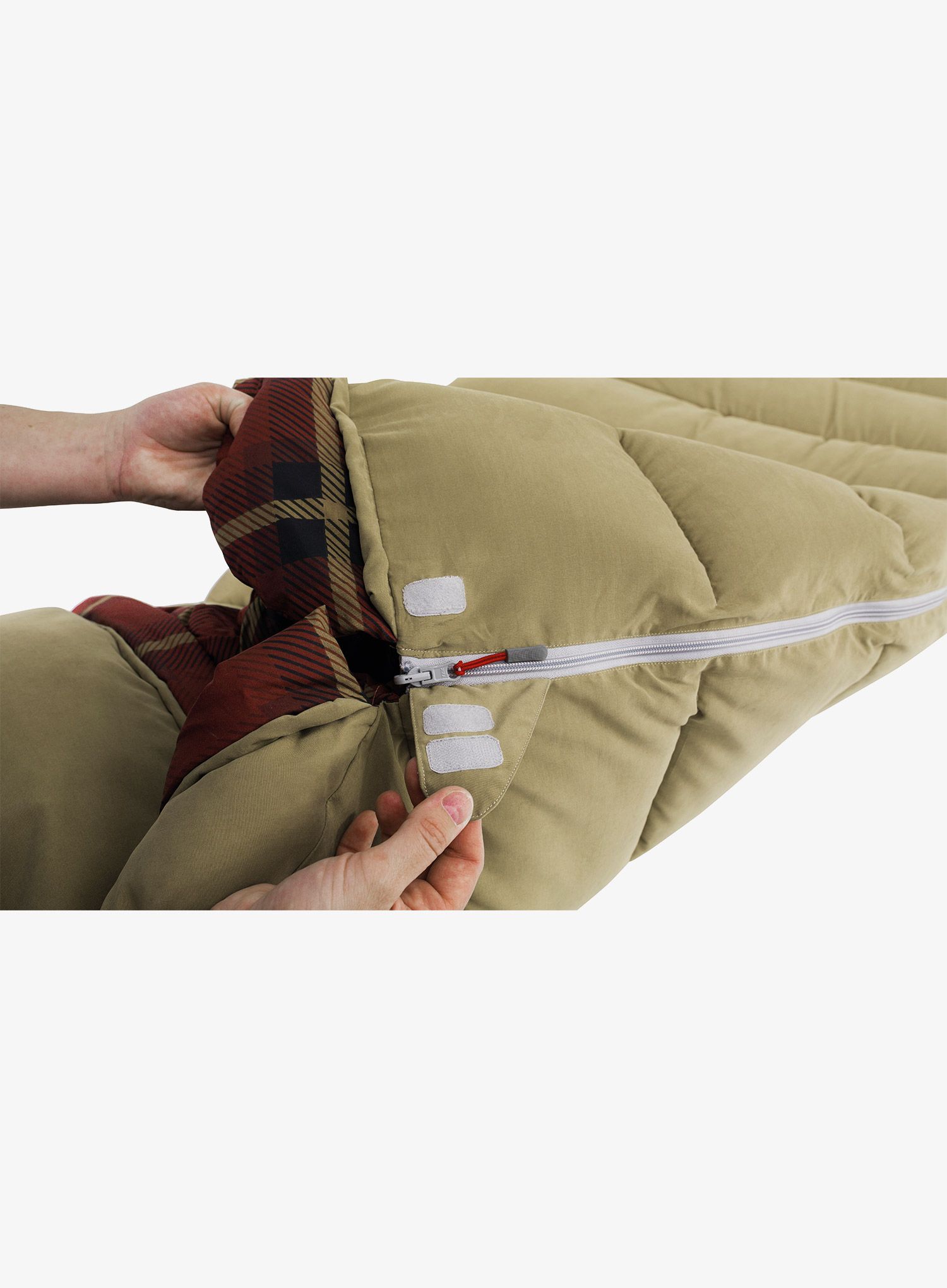 Sintetička vreća za spavanje Robens Basecamp (195 cm) - khaki