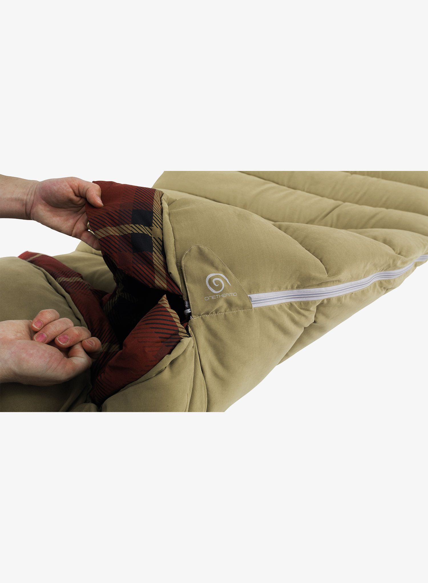 Sintetička vreća za spavanje Robens Basecamp (195 cm) - khaki