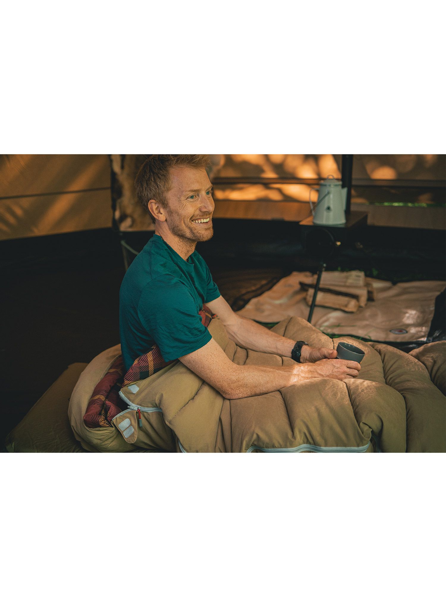 Sintetička vreća za spavanje Robens Basecamp (195 cm) - khaki