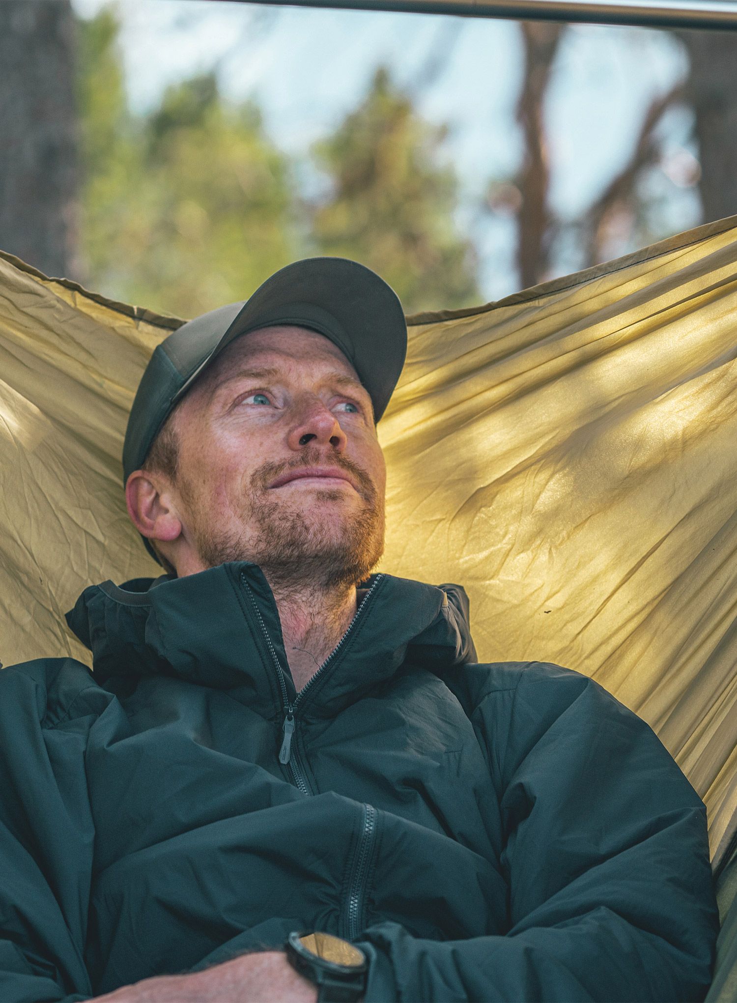 Viseća mreža Robens Trace Hammock Chair - sand/green