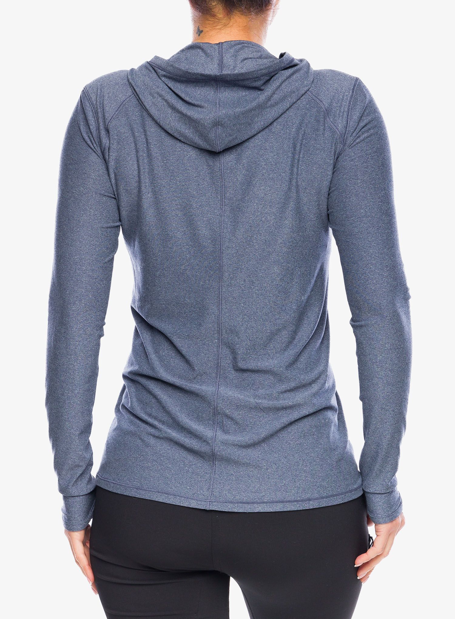 Dukserica s kapuljačom ženska Royal Robbins Amp Lite Hoodie - navy htr