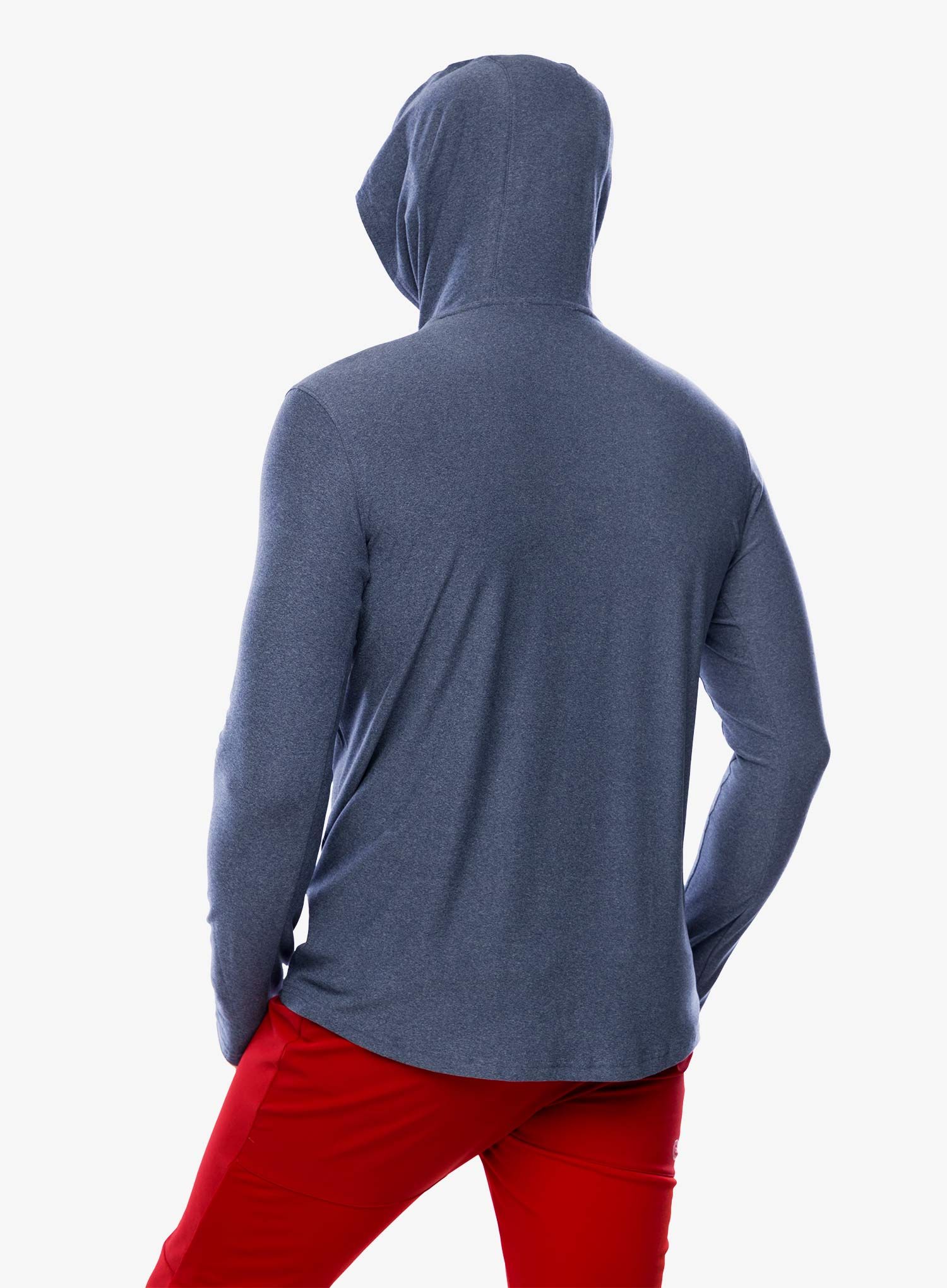 Dukserica Royal Robbins Amp Lite Hoodie - navy htr