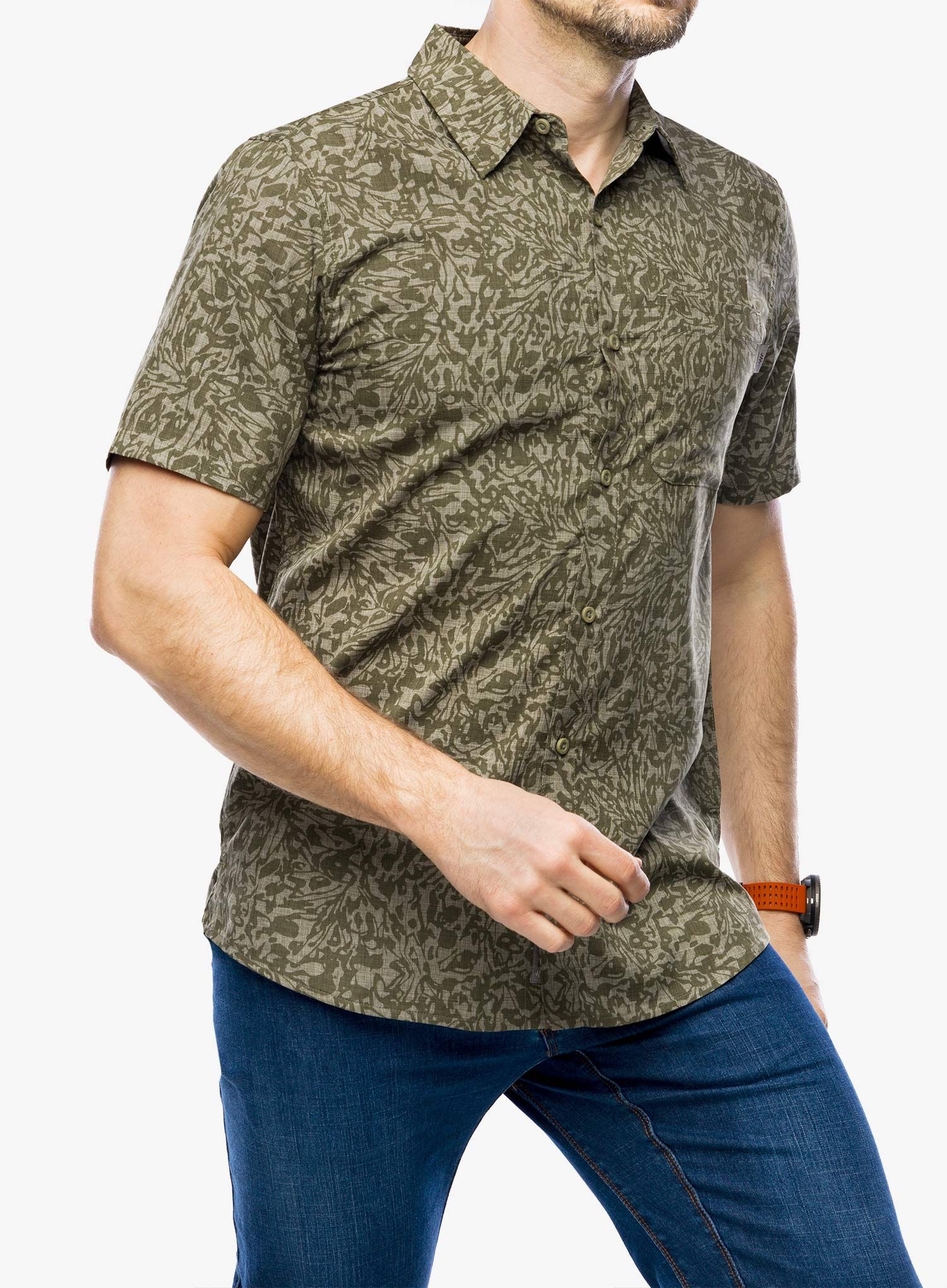 Košulja Royal Robbins Amp Lite Printed S/S - fiddlehead fortuna pt