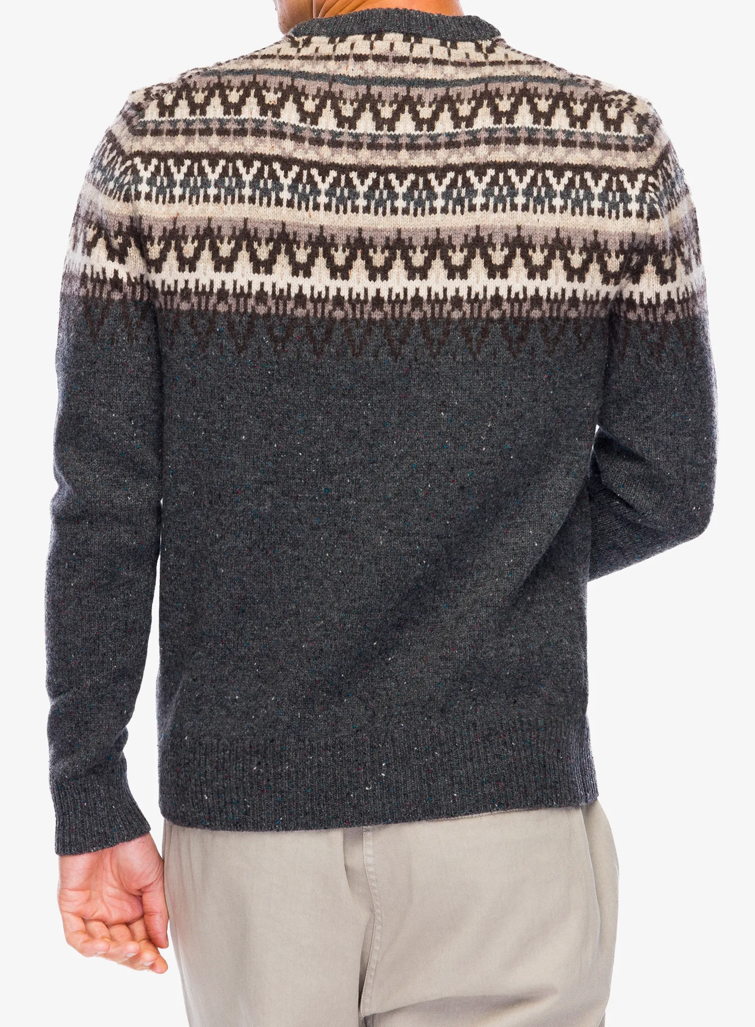 Vuneni džemper Royal Robbins Arch Rock Crew LS - asphalt mammoth pt