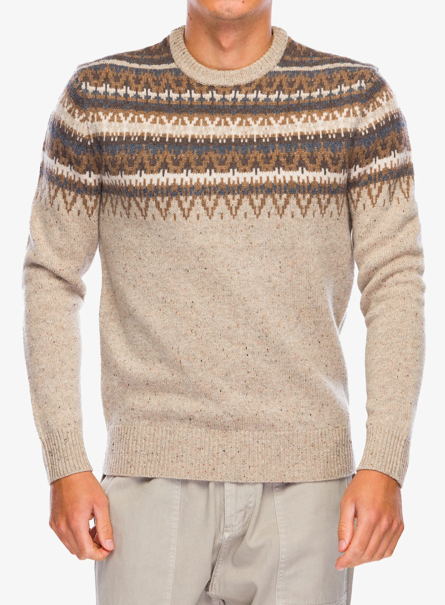 Muški džemper Royal Robbins Arch Rock Crew LS - sandstone mammoth pt