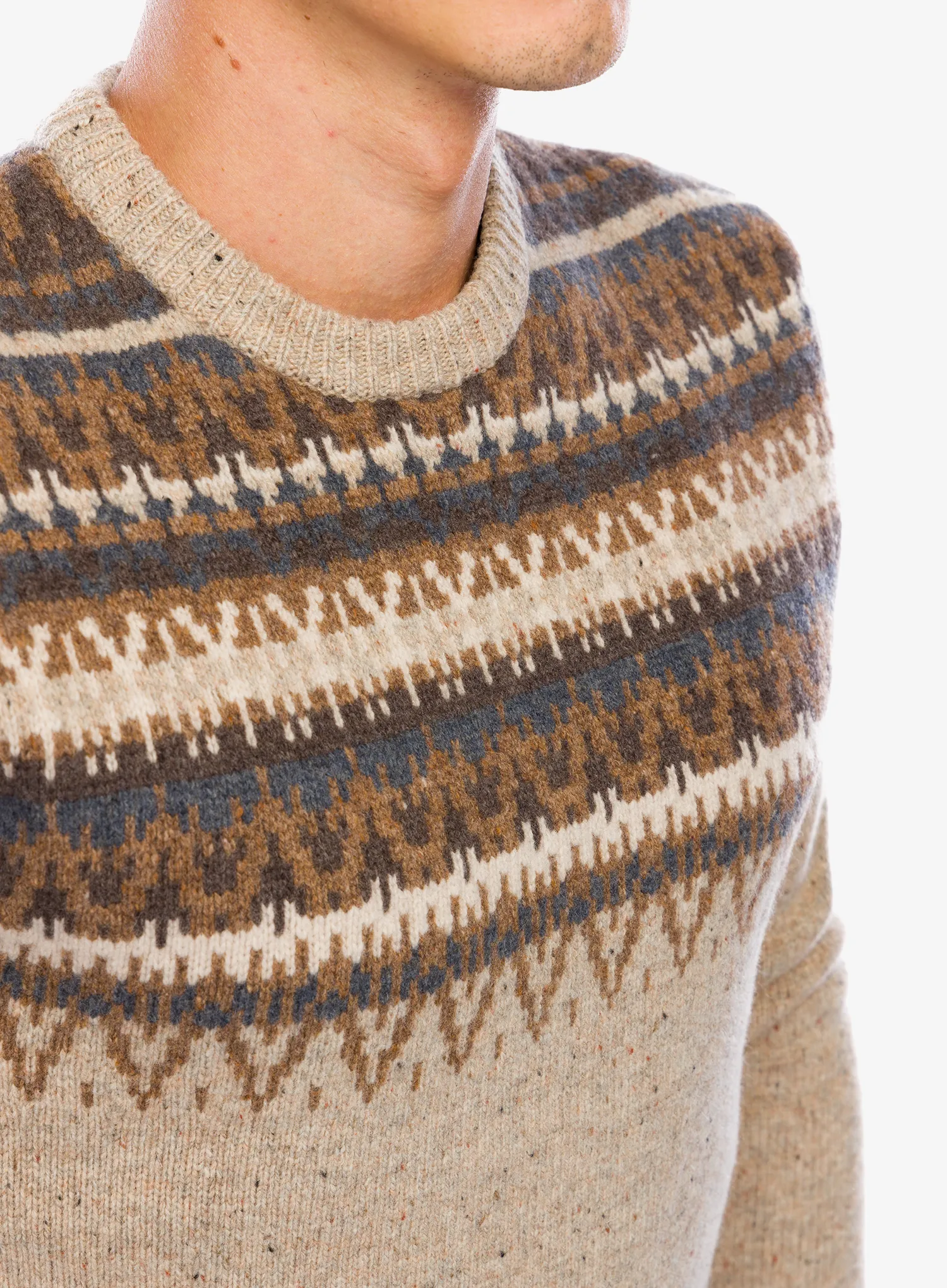 Muški džemper Royal Robbins Arch Rock Crew LS - sandstone mammoth pt