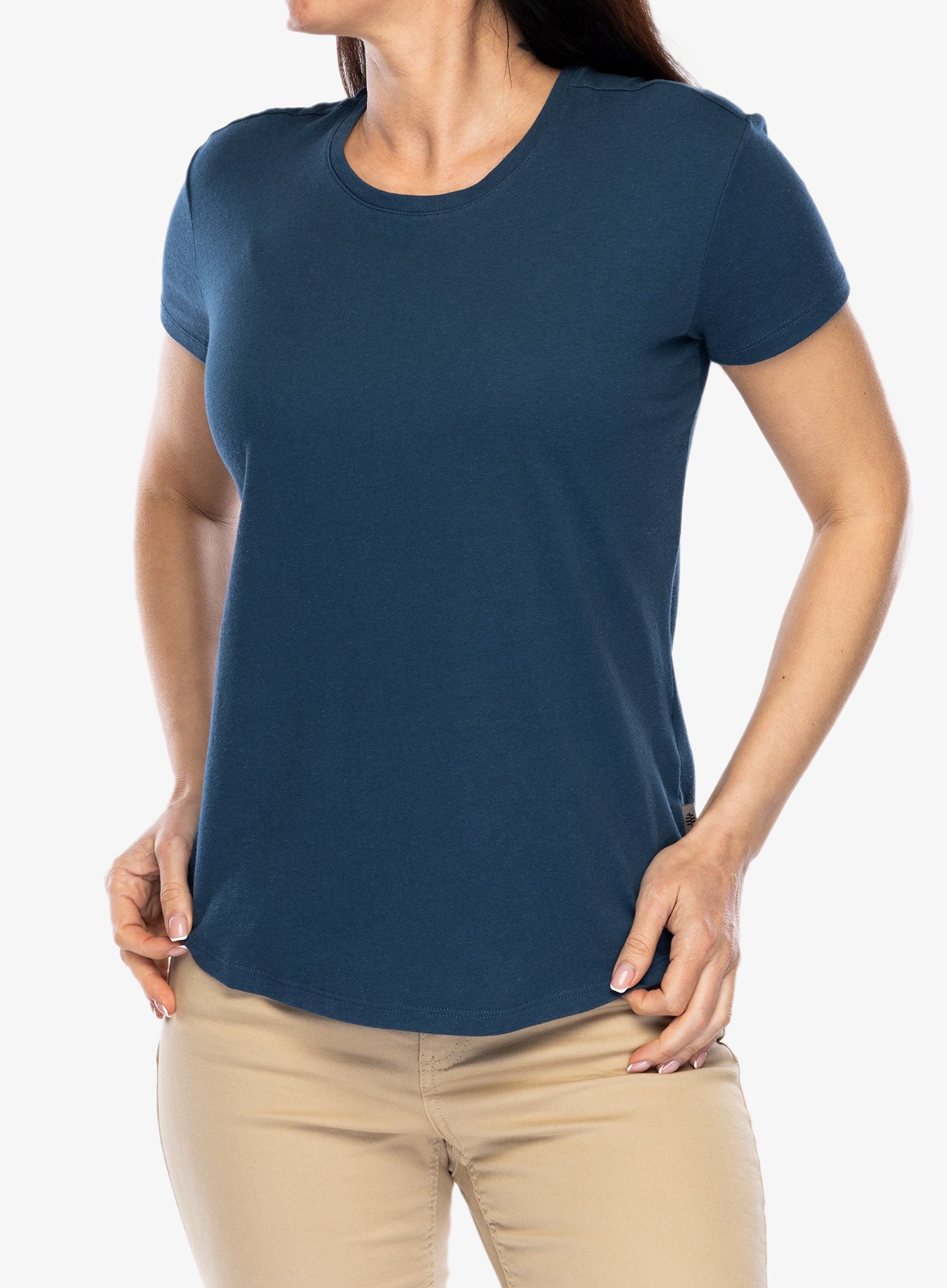 Ženska pamučna majica Royal Robbins Basecamp Tee - blue teal