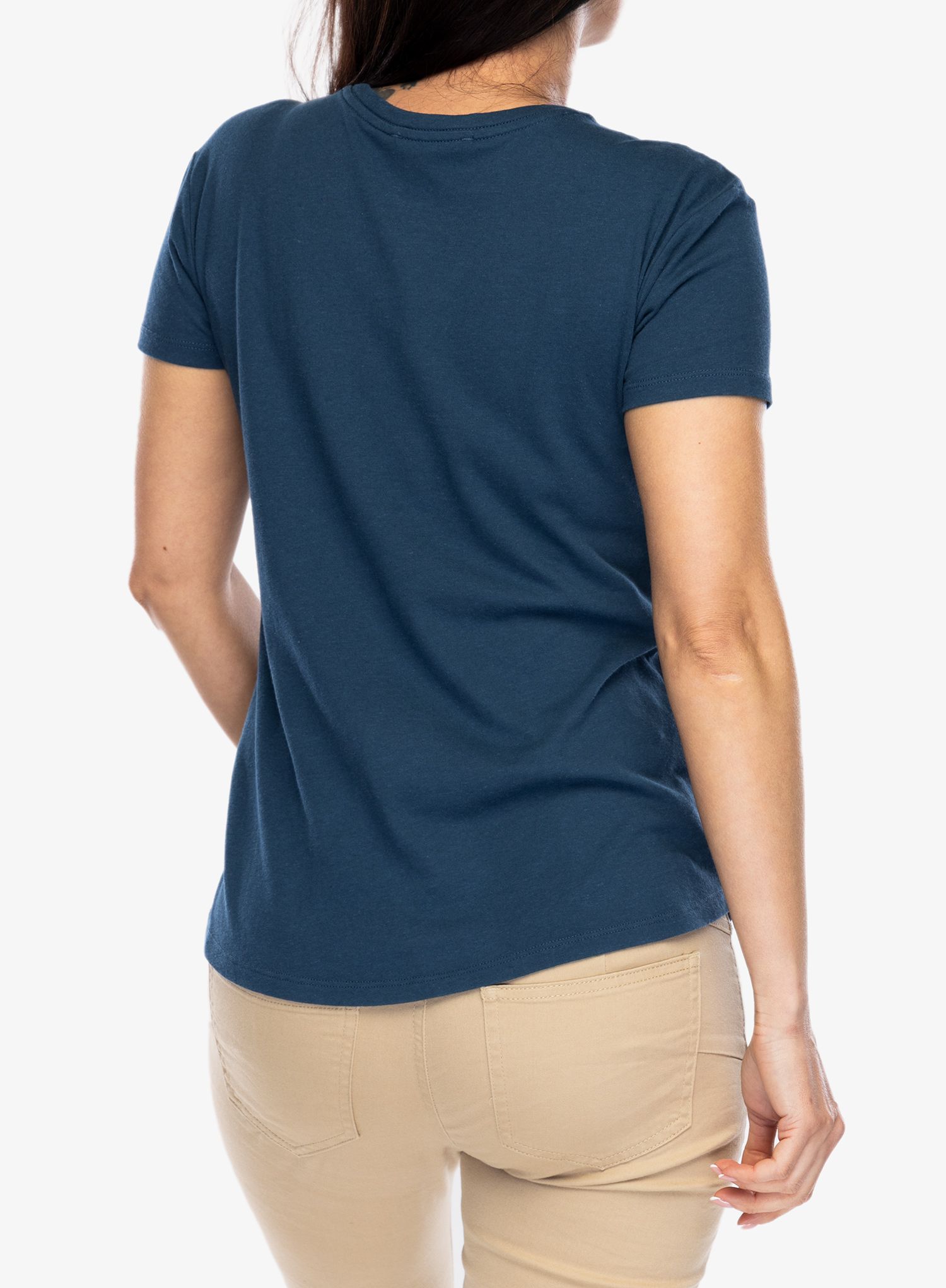 Ženska pamučna majica Royal Robbins Basecamp Tee - blue teal