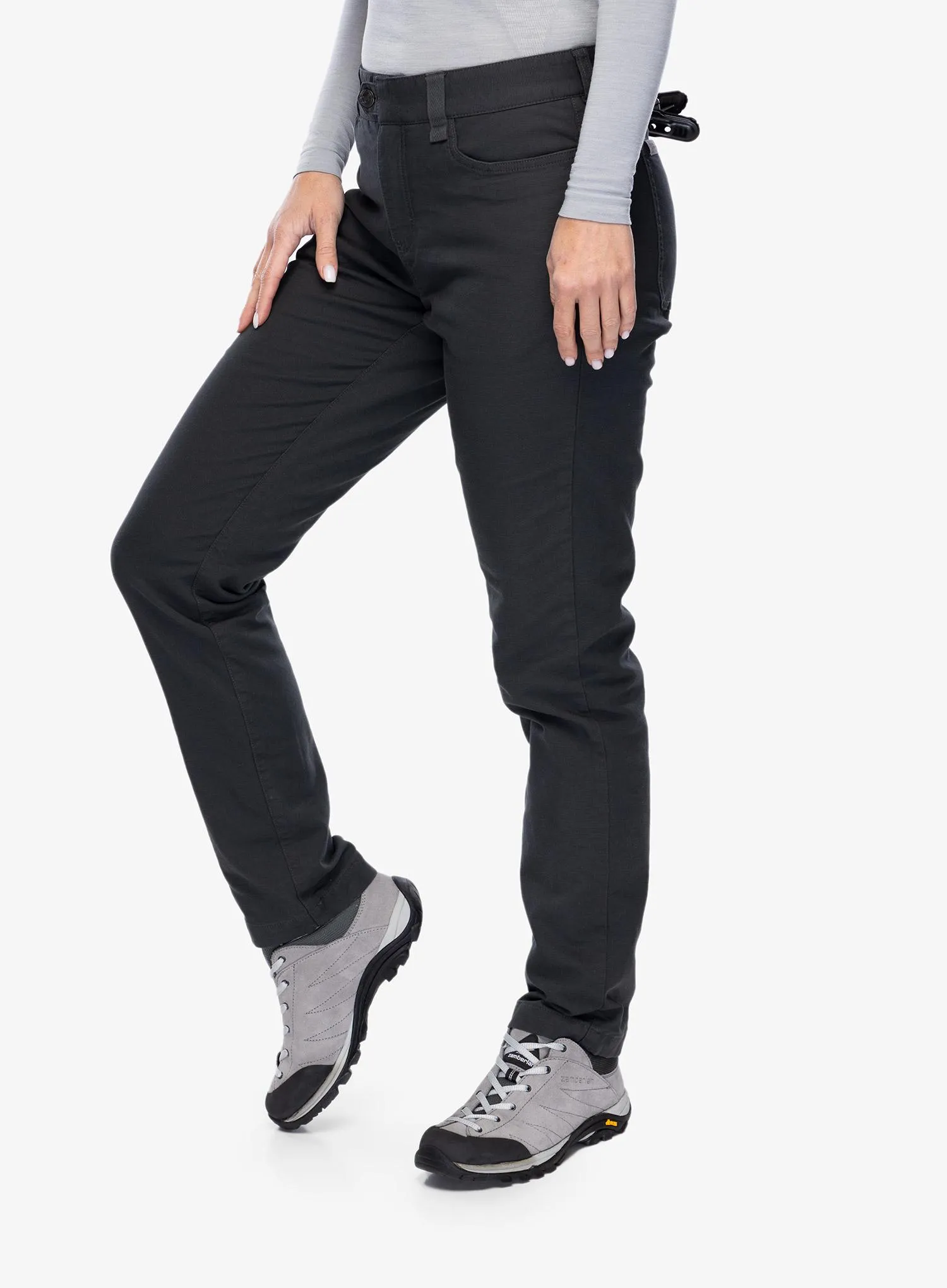 Ženske hlače Royal Robbins Billy Goat II Lined Pant - charcoal