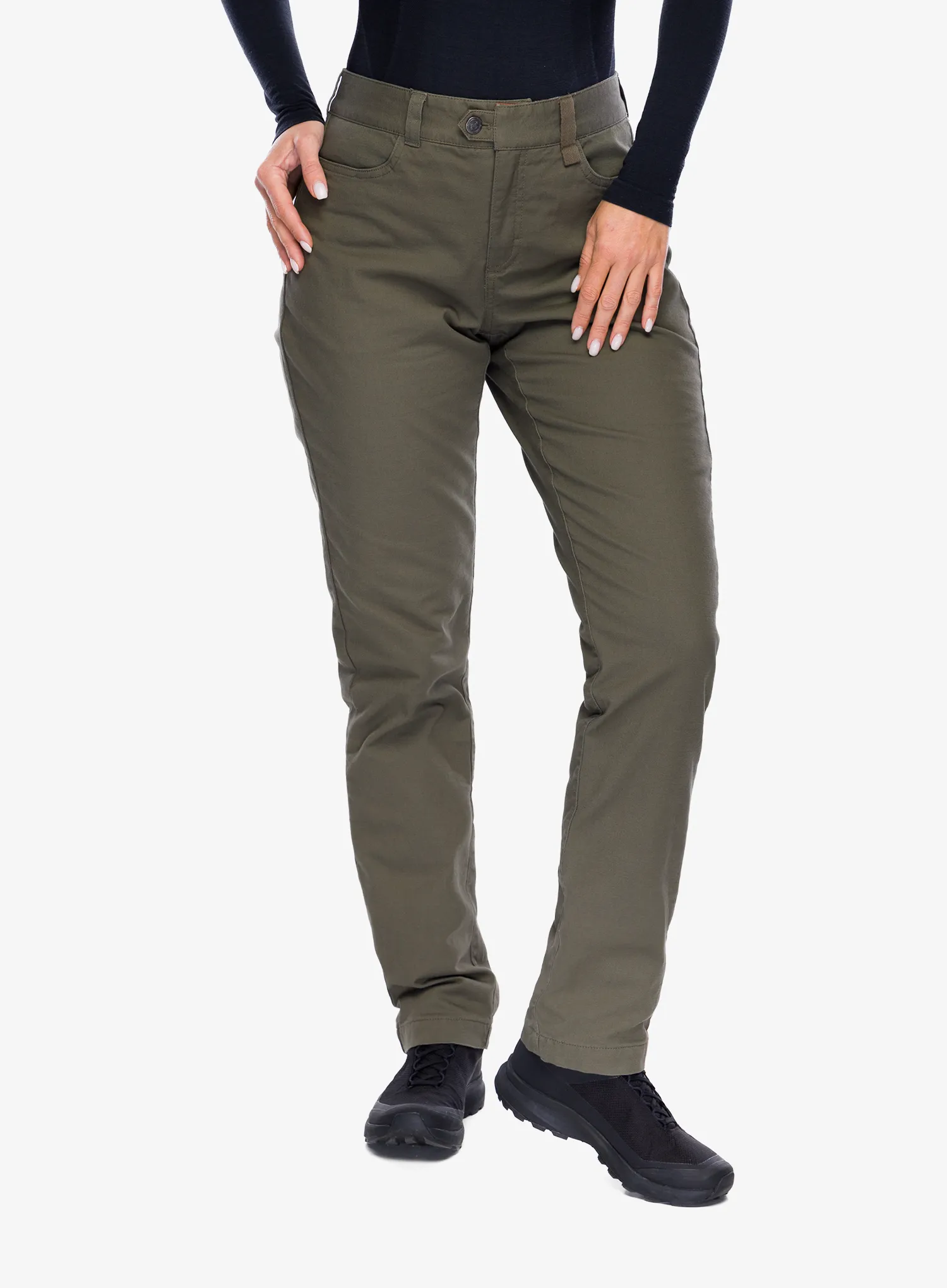 Ženske hlače Royal Robbins Billy Goat II Lined Pant - everglade