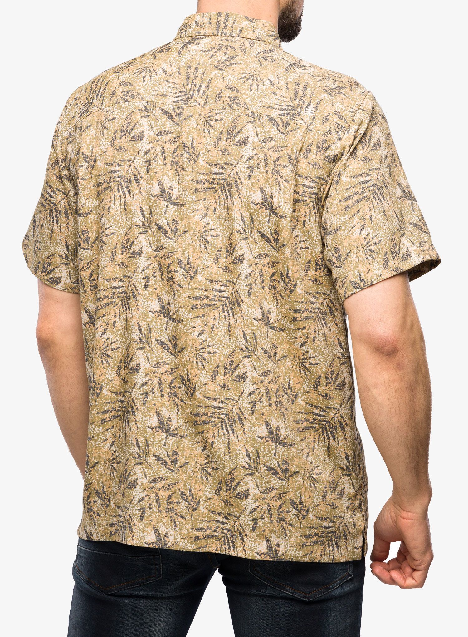 Putna košulja Royal Robbins Comino Leaf S/S - forest roble pt