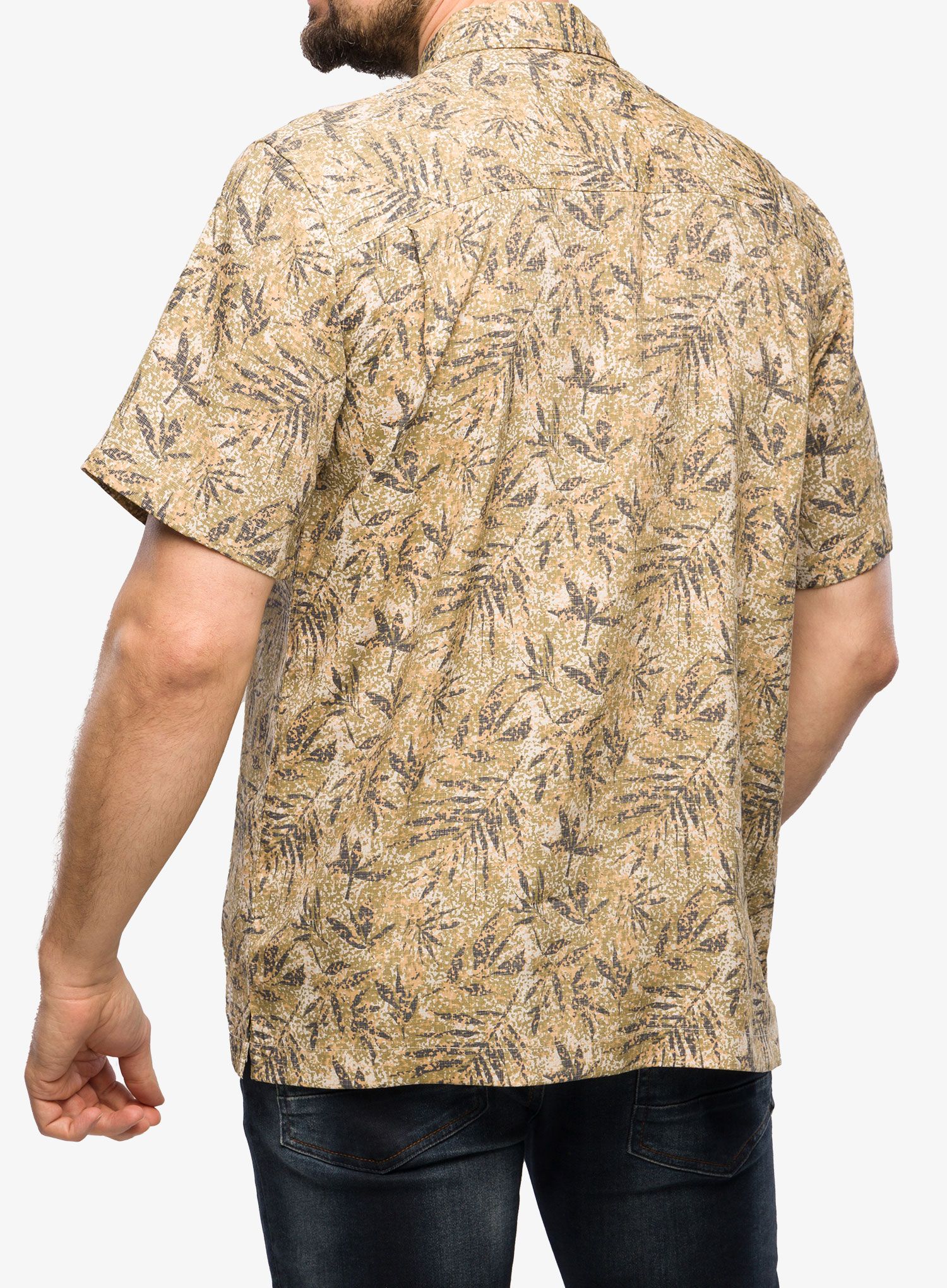 Putna košulja Royal Robbins Comino Leaf S/S - forest roble pt