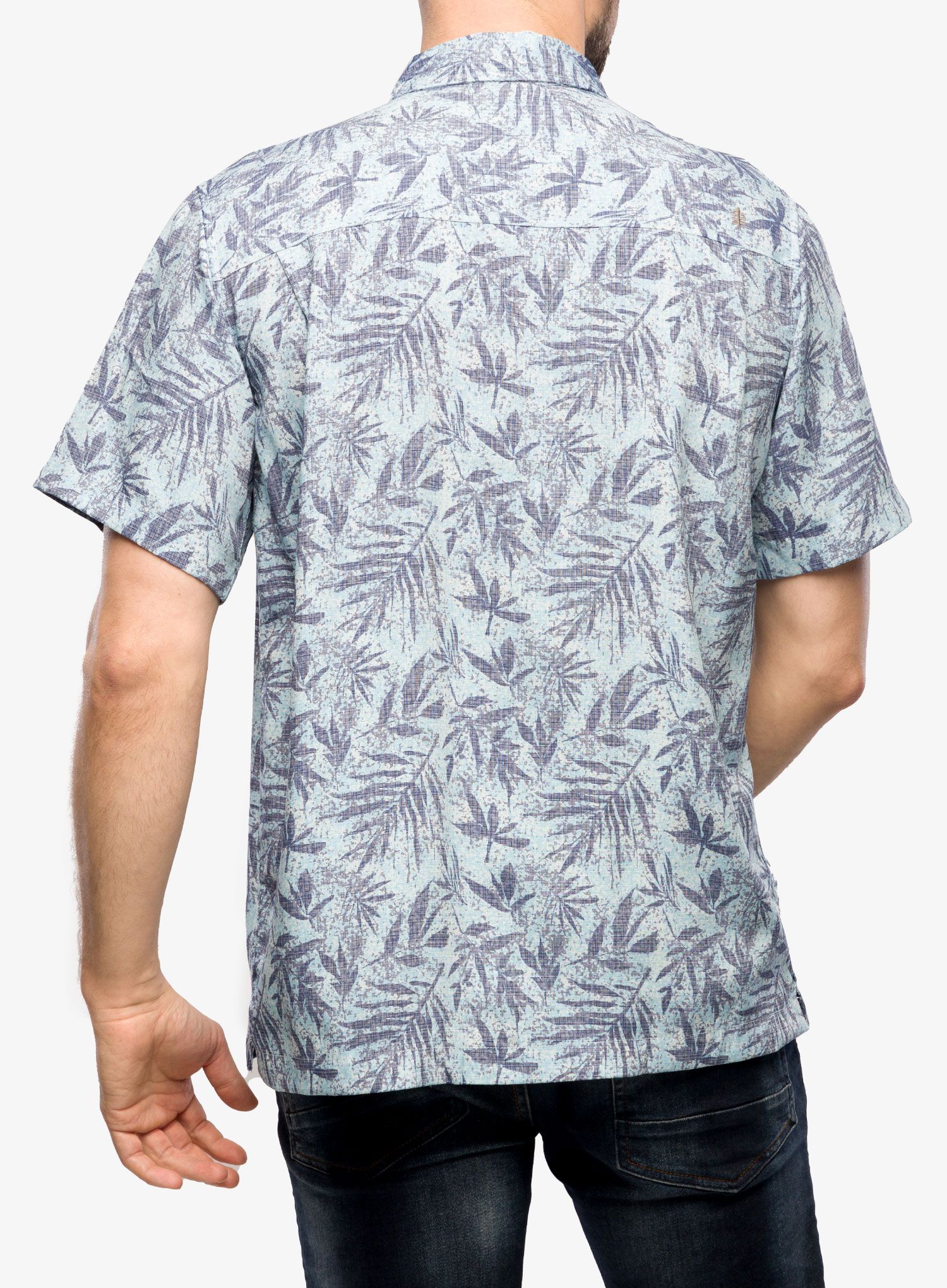 Putna košulja Royal Robbins Comino Leaf S/S - sky blue roble pt