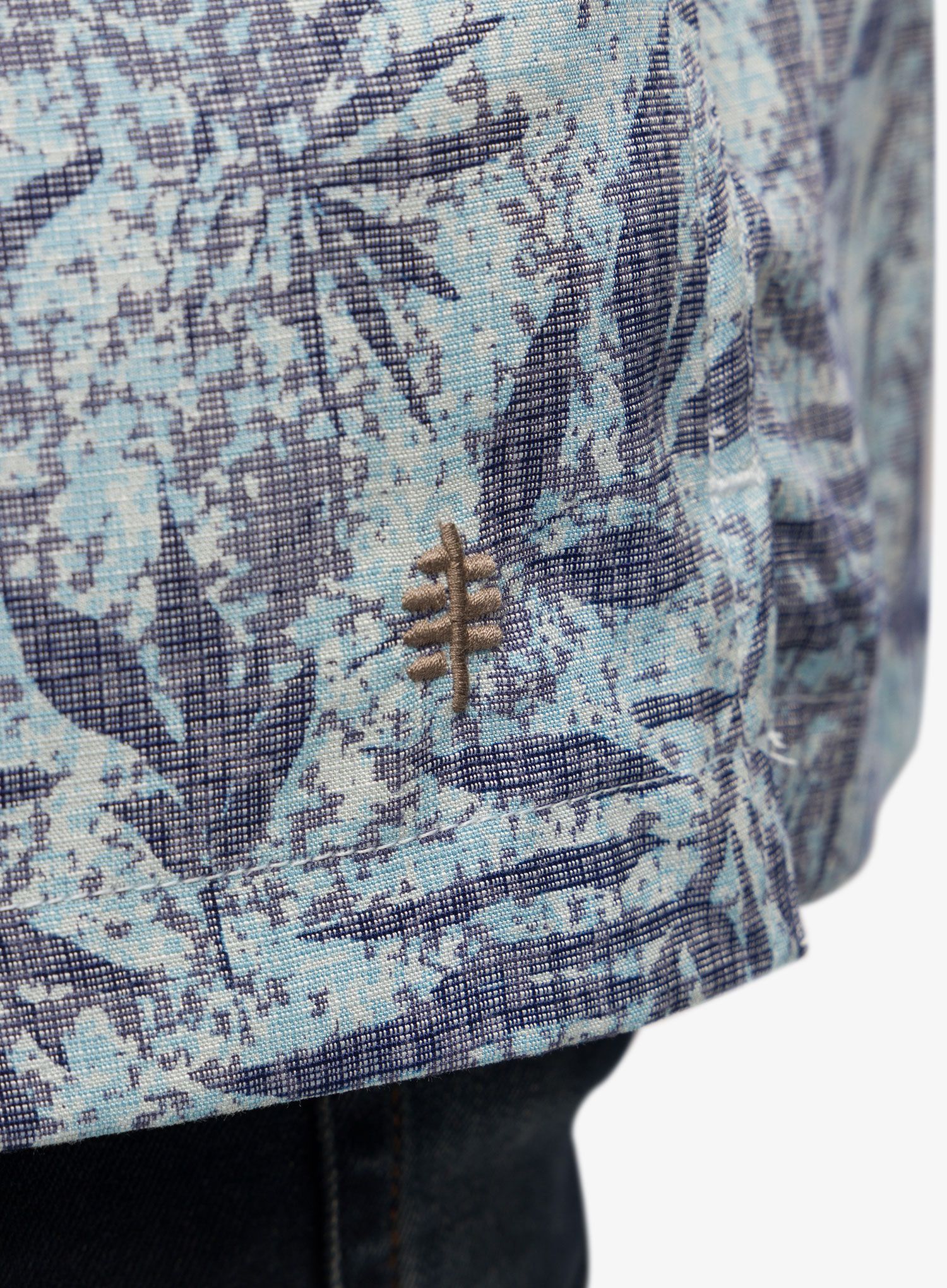Putna košulja Royal Robbins Comino Leaf S/S - sky blue roble pt