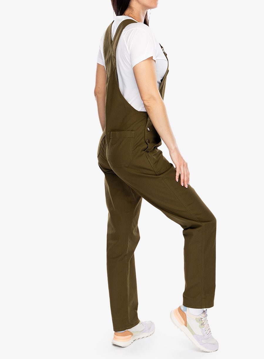 Ženske hlače Royal Robbins Half Dome Overall - dark olive