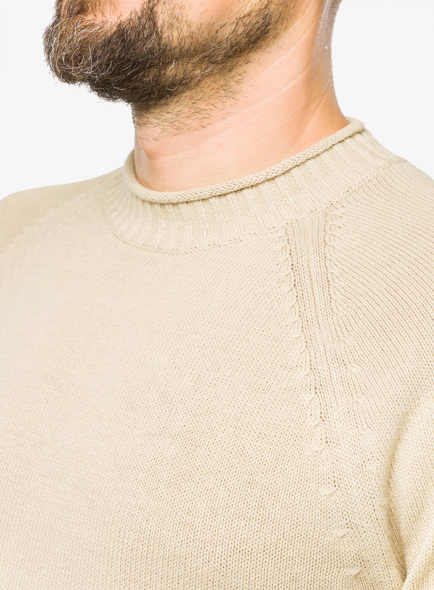 Džemper Royal Robbins Headlands Hemp Mock Neck - lt khaki