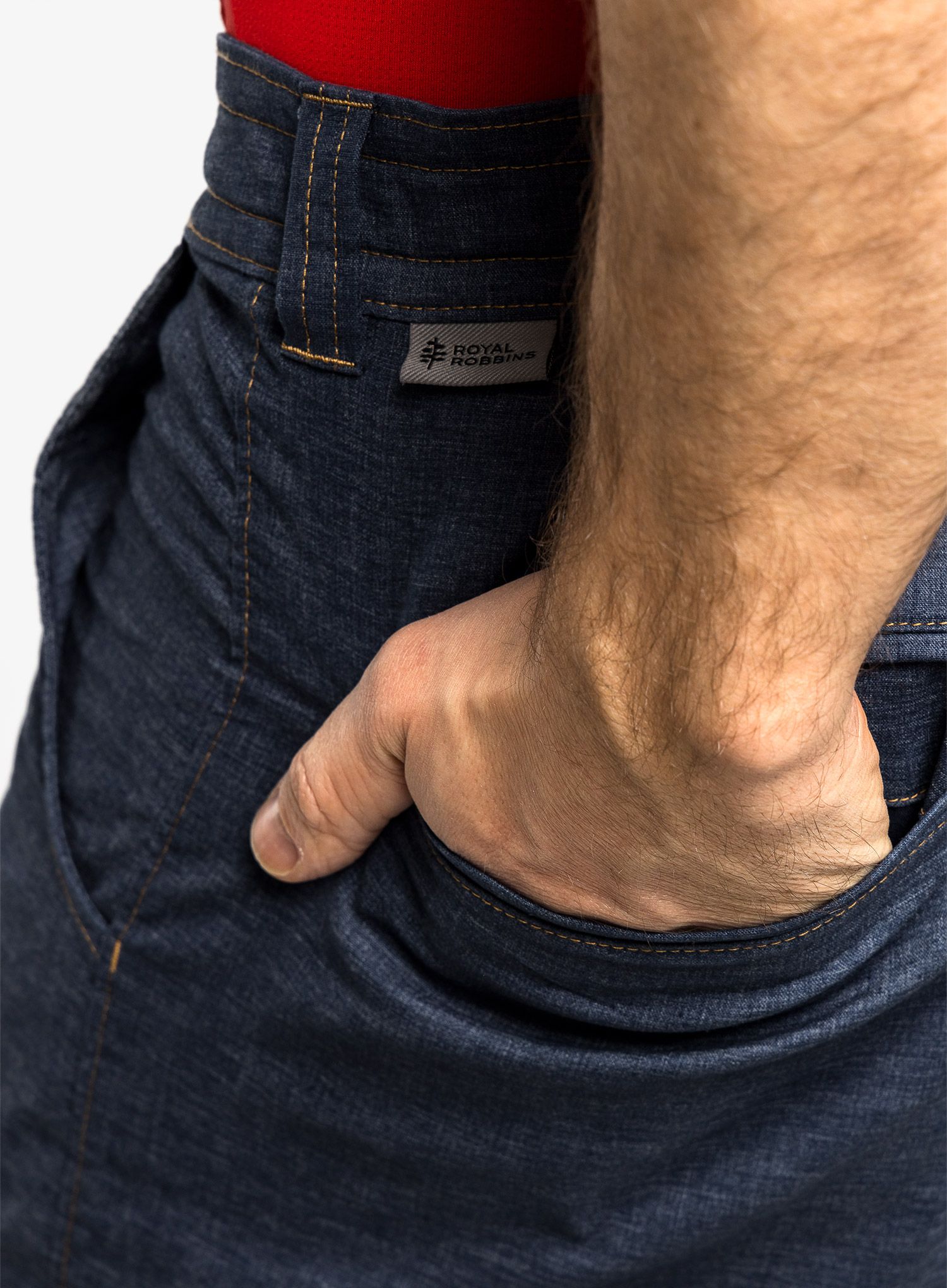 Muške kratke hlače Royal Robbins Hempline Short - deep blue