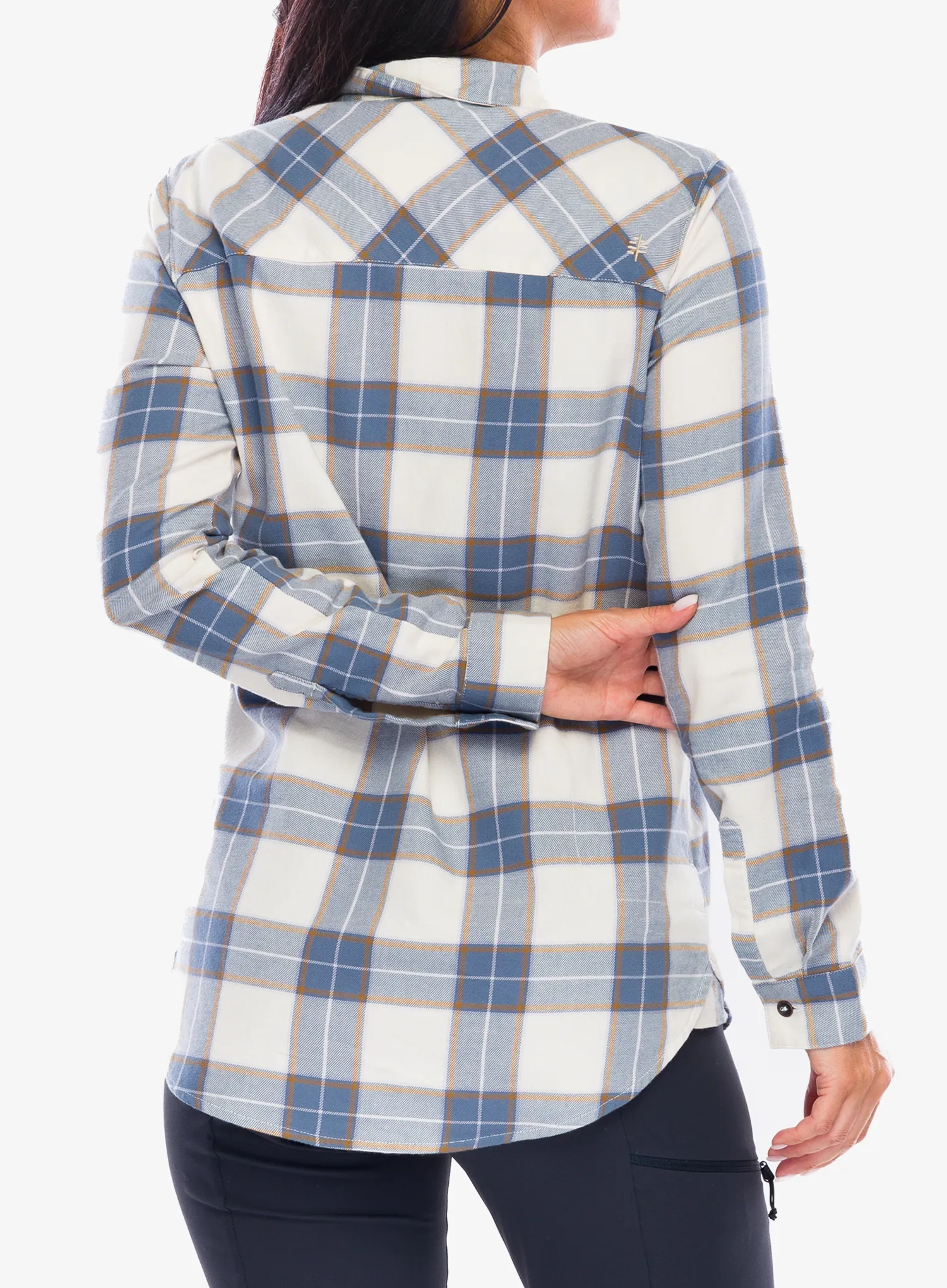 Ženska planinarska košulja Royal Robbins Lieback Flex Tunic LS - dark harbor runyon pld