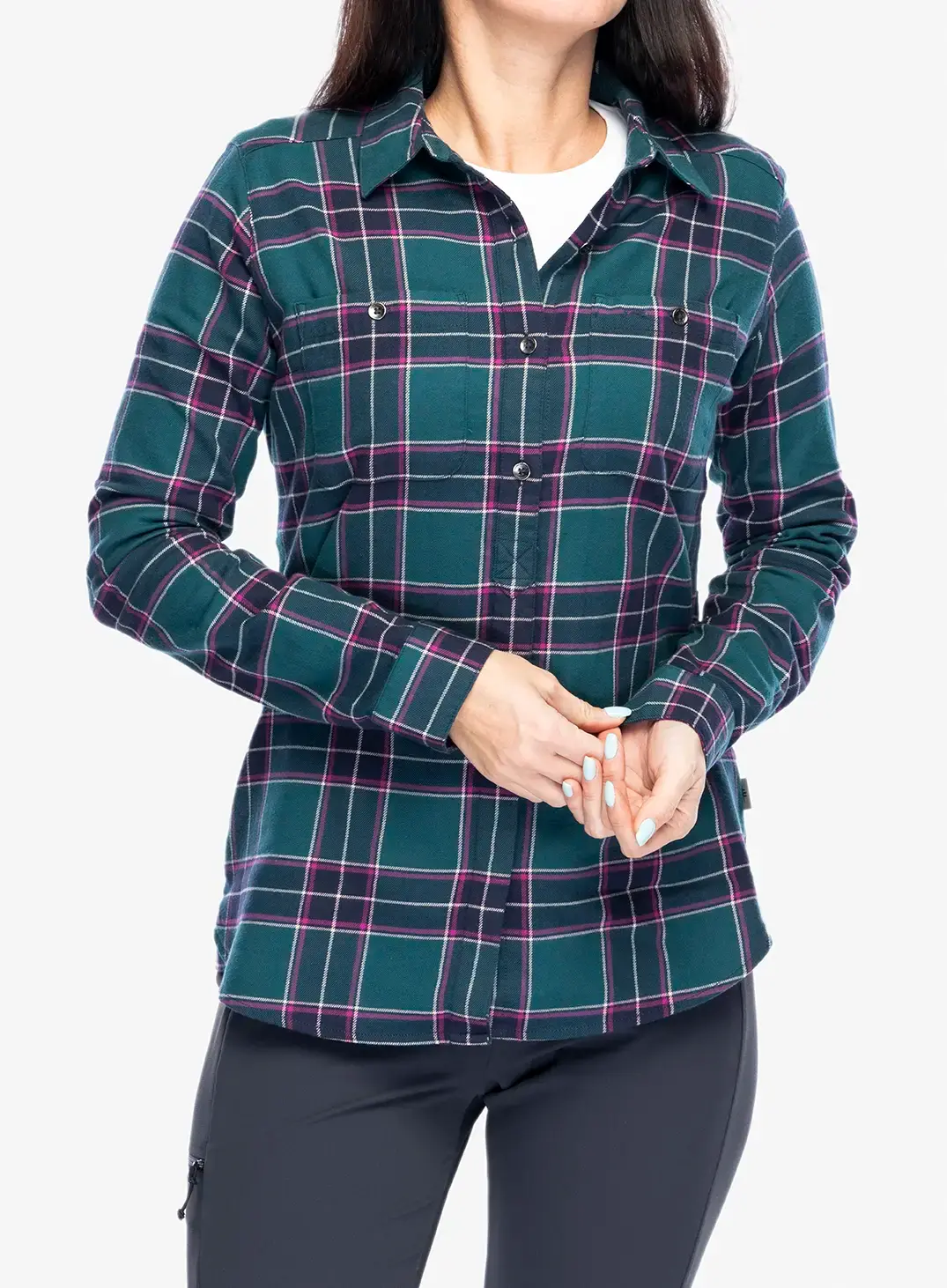 Ženska planinarska košulja Royal Robbins Lieback Flex Tunic LS - dark harbor runyon pld