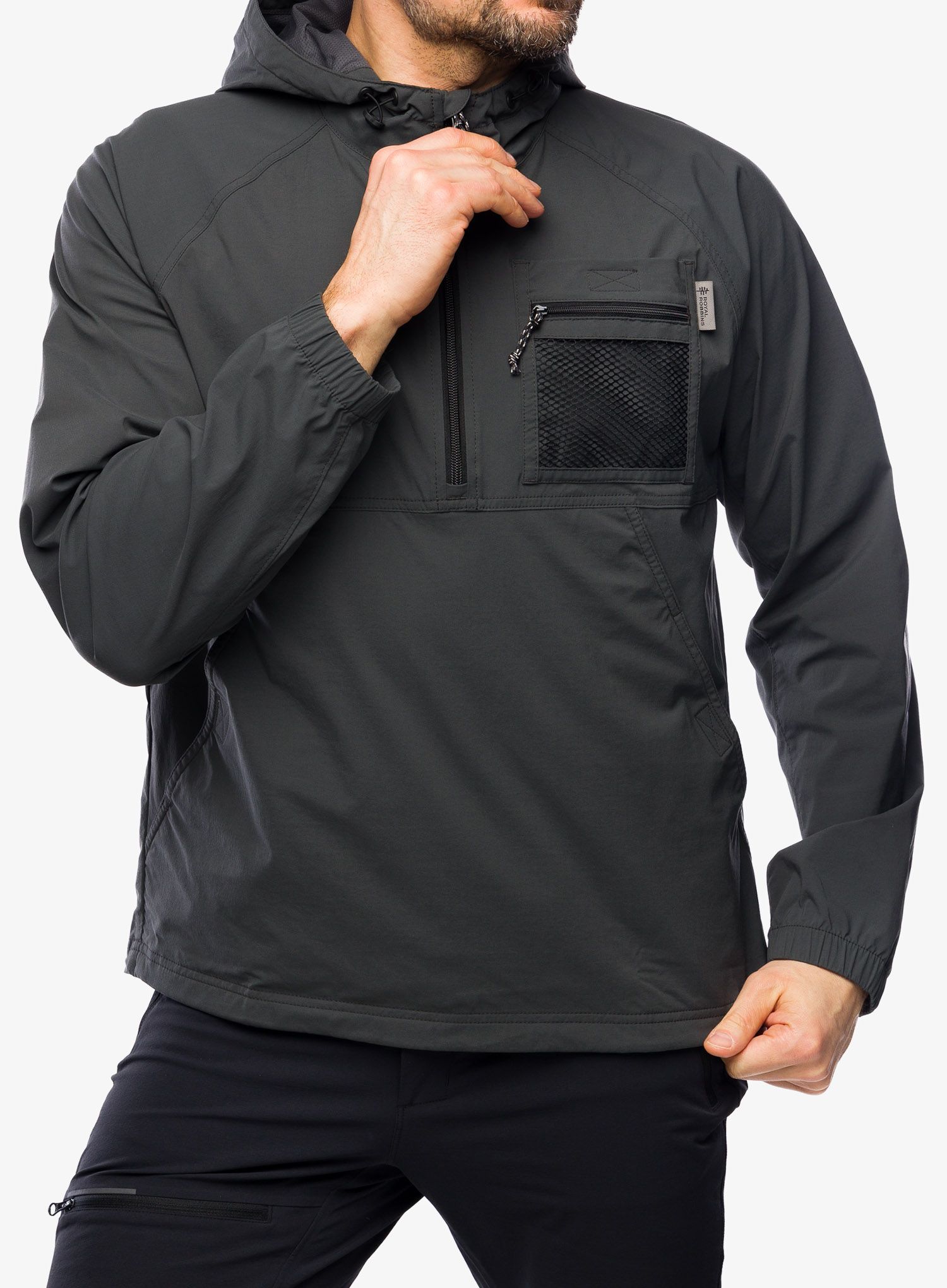 Vjetrovka Royal Robbins Merced Anorak - charcoal