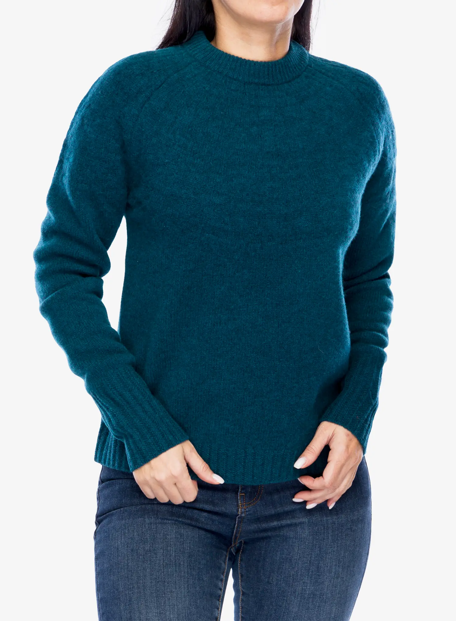 Ženski džemper Royal Robbins Rockcraft Wool Crew - blue teal