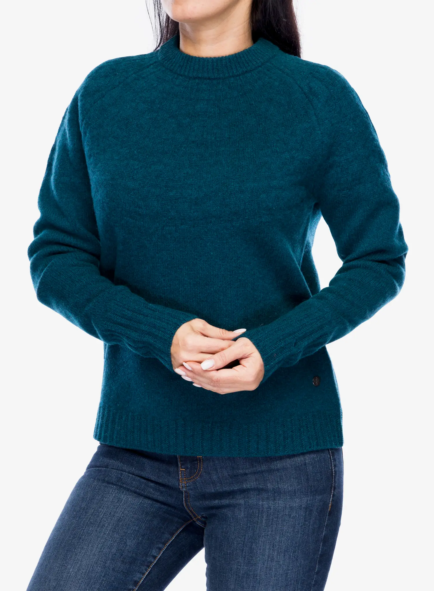 Ženski džemper Royal Robbins Rockcraft Wool Crew - blue teal