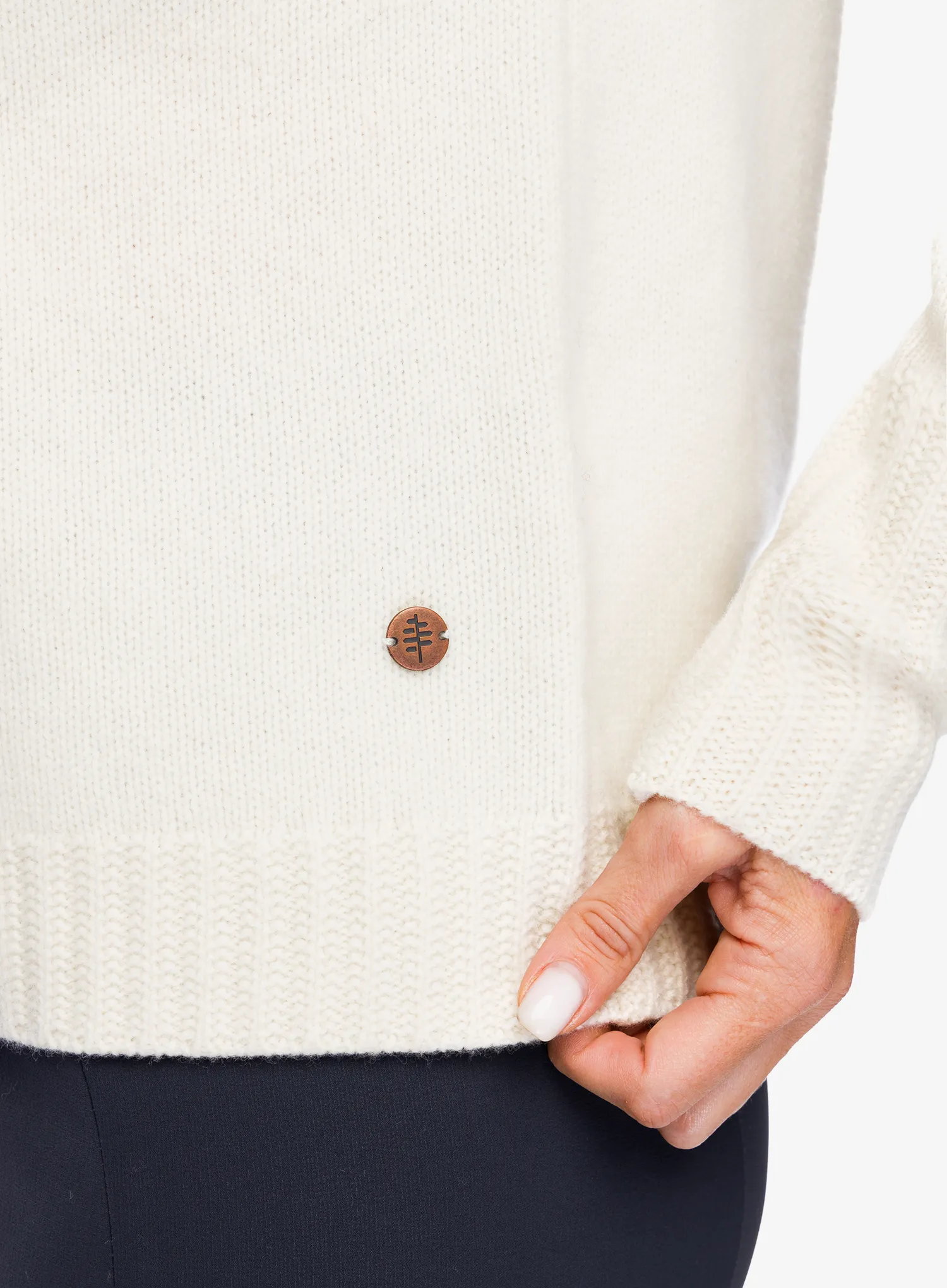 Ženski džemper Royal Robbins Rockcraft Wool Crew - chalk