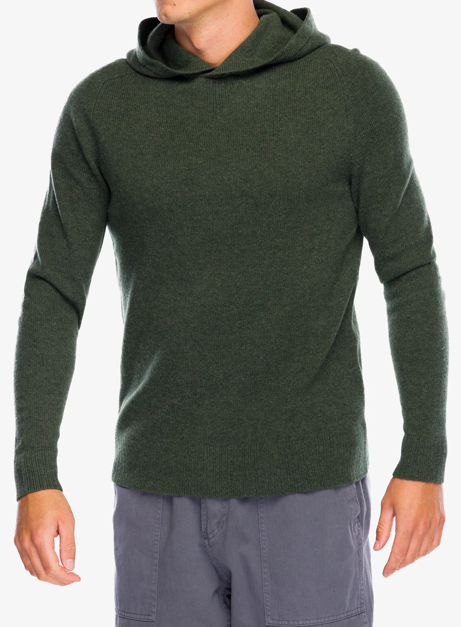 Džemper Royal Robbins Rockcraft Wool Hoodie - everglade htr