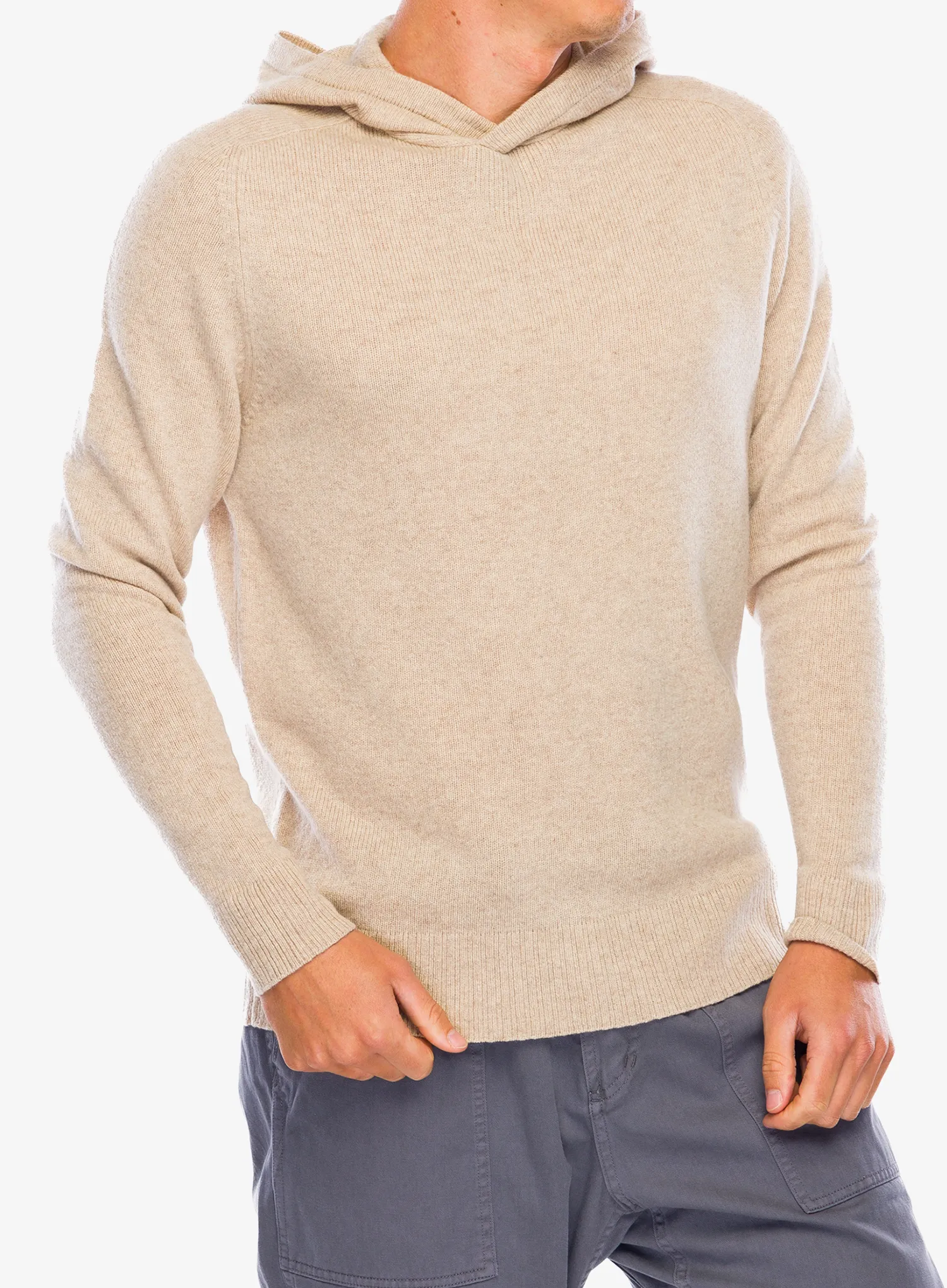 Džemper Royal Robbins Rockcraft Wool Hoodie - khaki htr