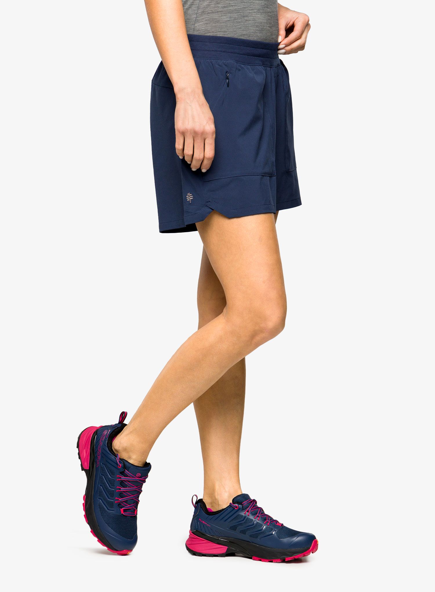 Ženske planinarske kratke hlače Royal Robbins Spotless Evolution Short - navy