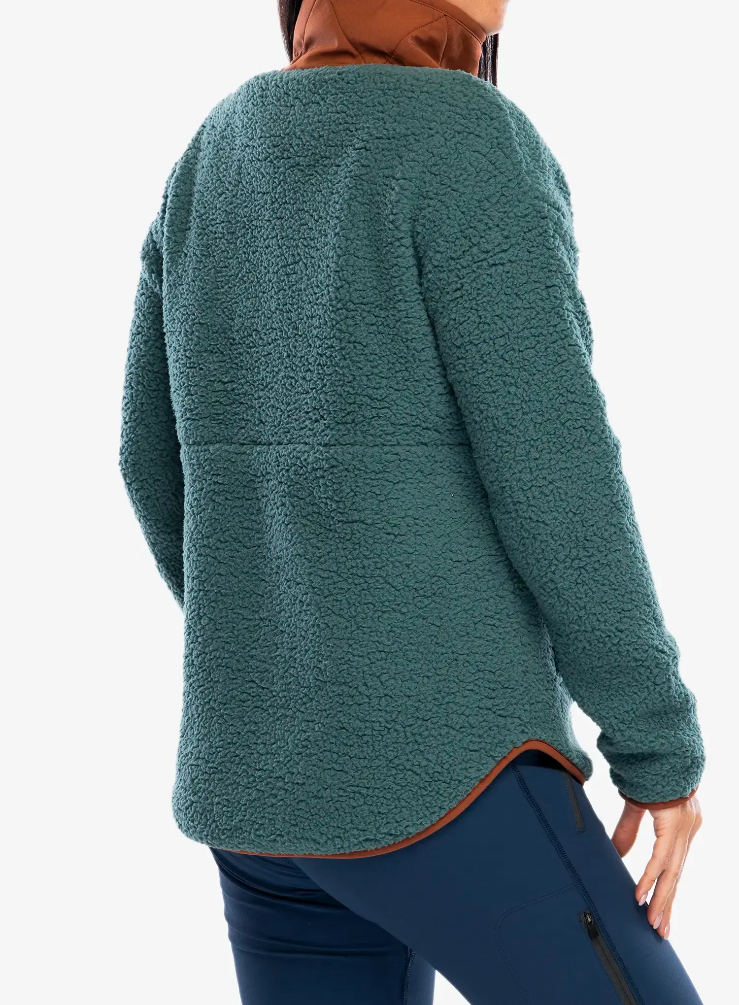 Ženska dukserica Royal Robbins Urbanesque Sherpa 1/2 Zip - sea pine