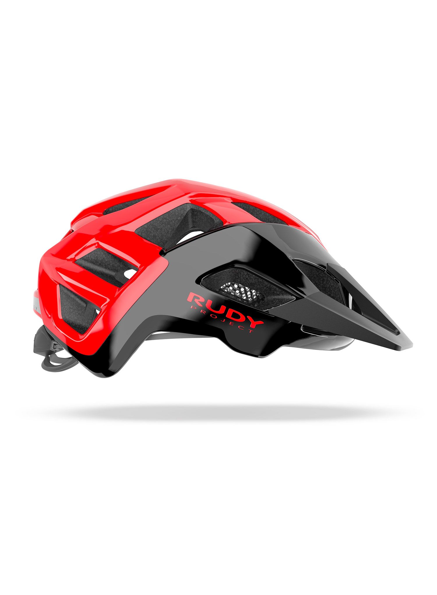 Biciklistička kaciga Rudy Project Crossway - black/red/shiny