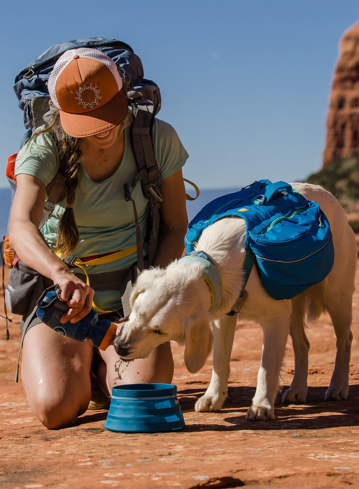 Ruksak za psa Ruffwear Approach Pack - blue dusk