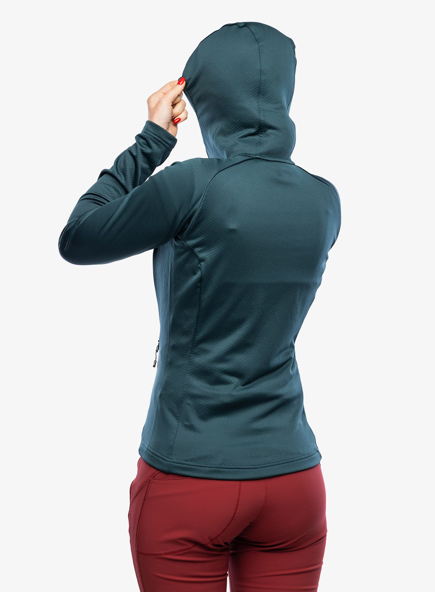 Ženska dukserica od flisa SCOTT Defined Tech Hoody - green