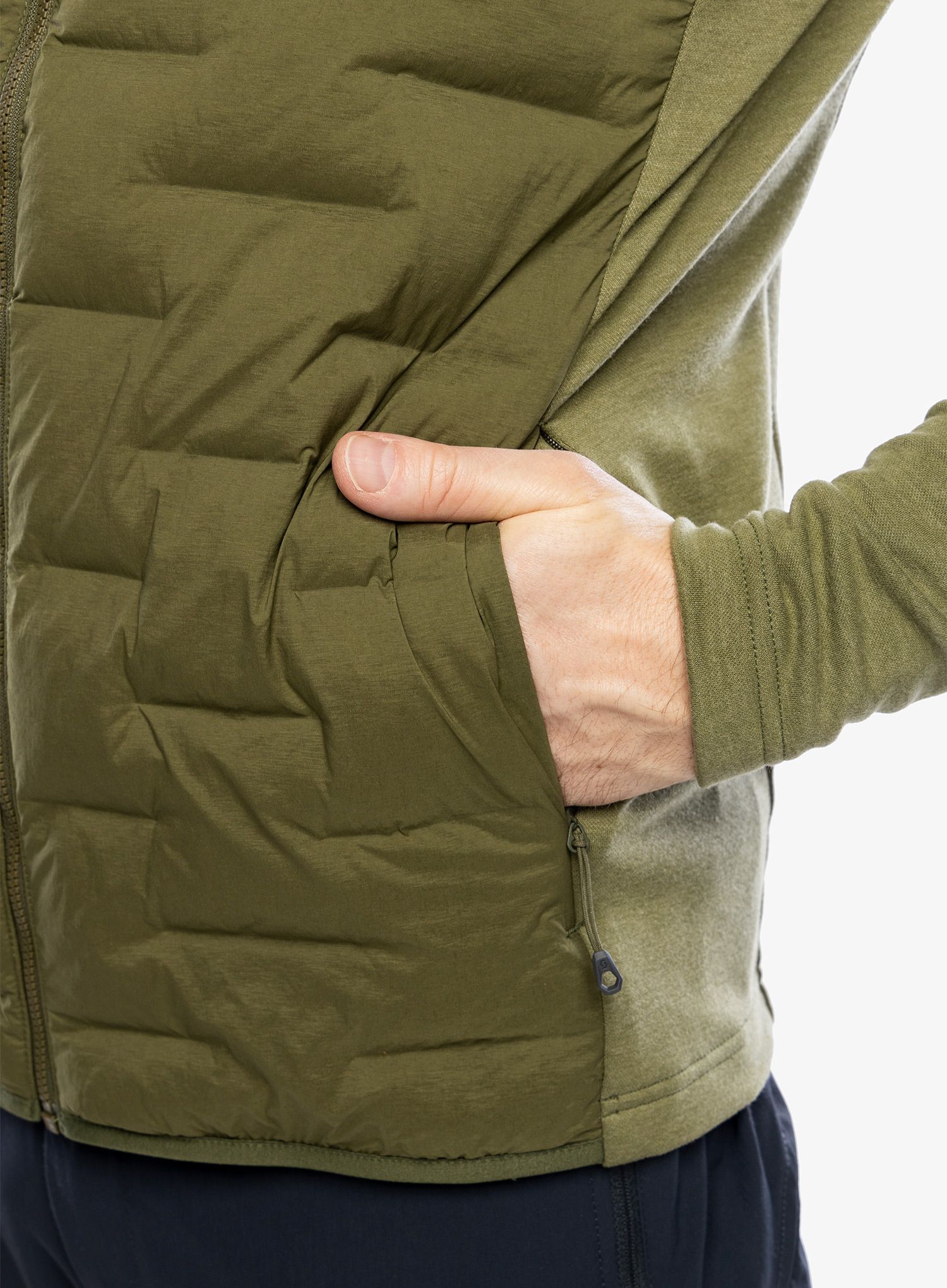 Jakna SCOTT Defined Warm Hybrid Hoody - fir green