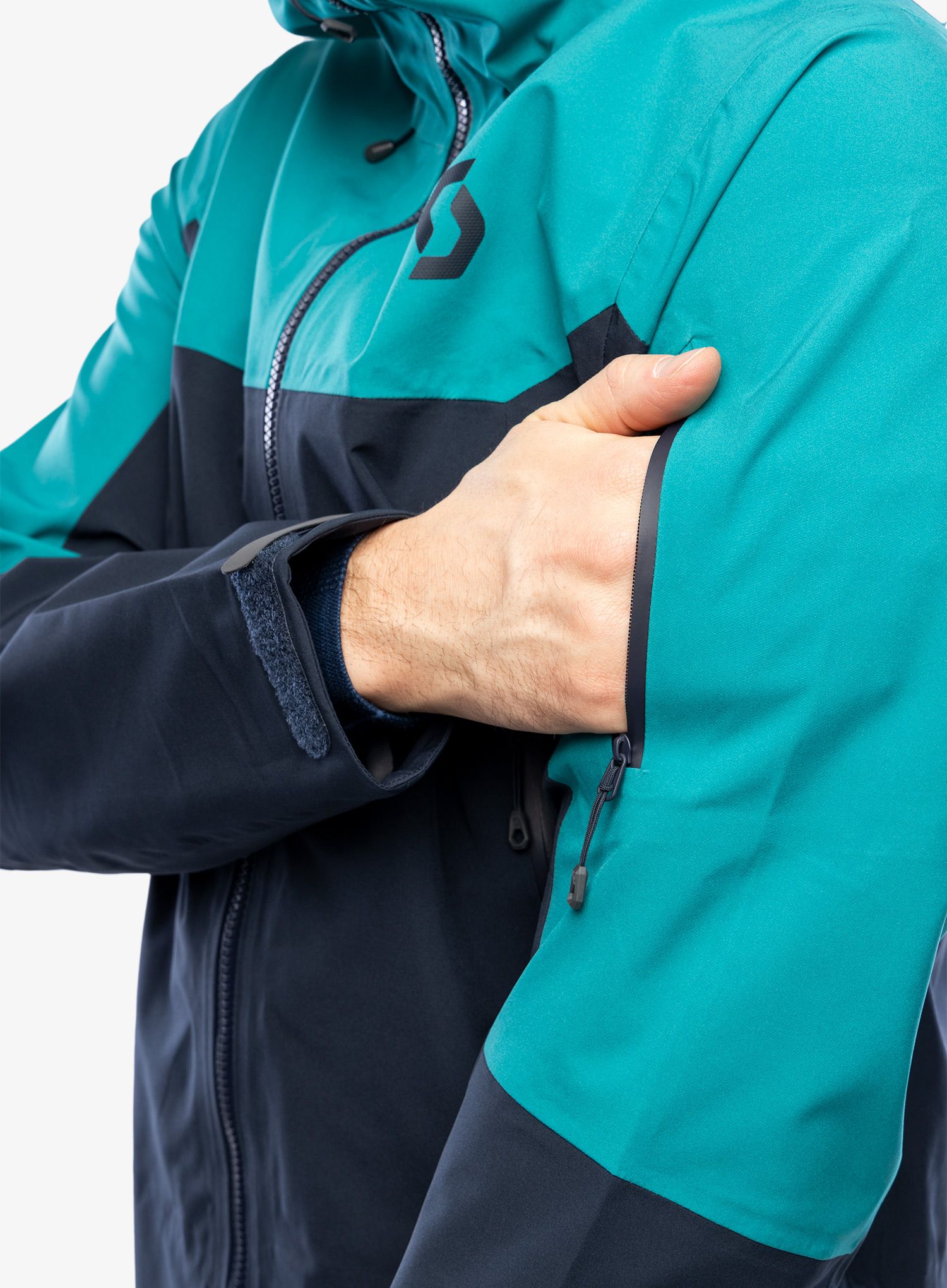 Kišna jakna SCOTT Explorair 3L Jacket - winter green/dark blue