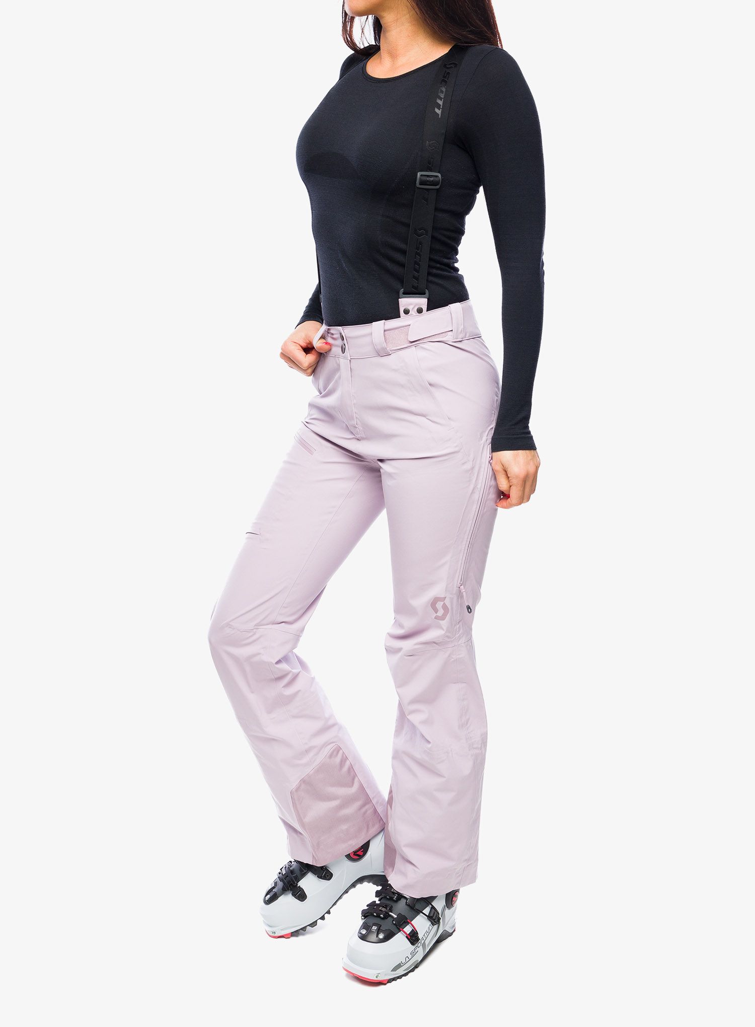 Ženske skijaške hlače SCOTT Explorair 3L Pants - cloud pink